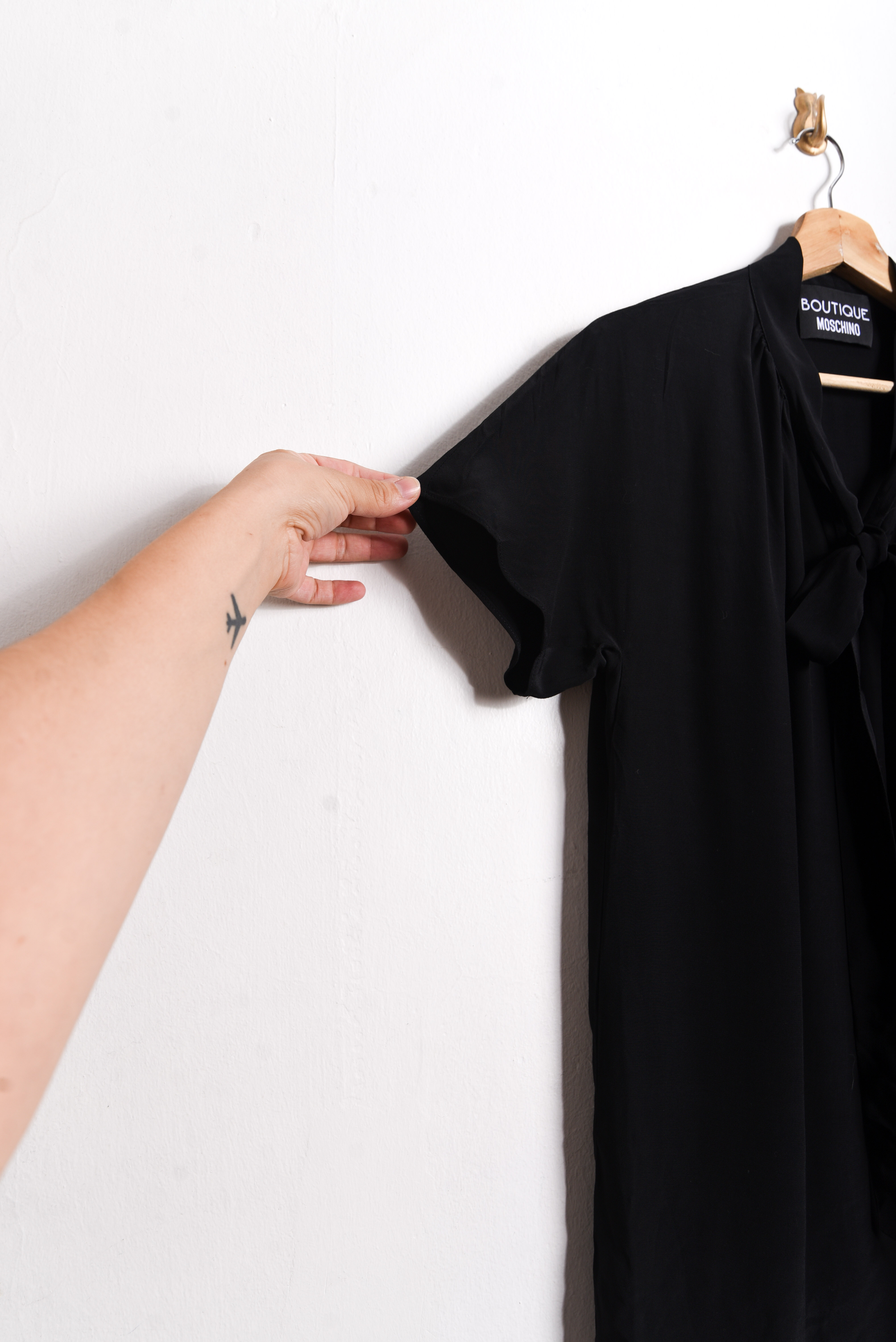 Blusa negra Moschino 