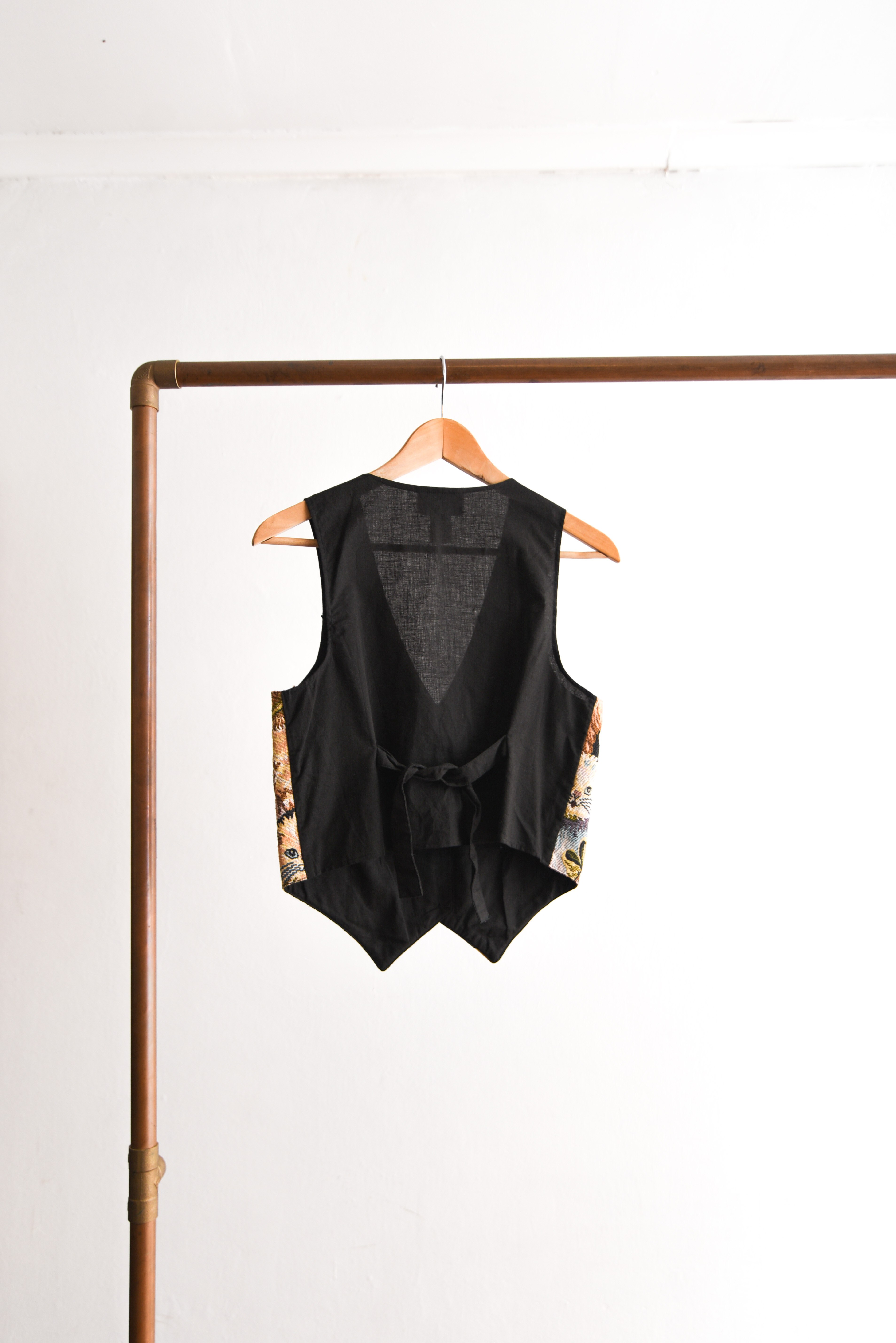 Vest gobelino gatitos vintage