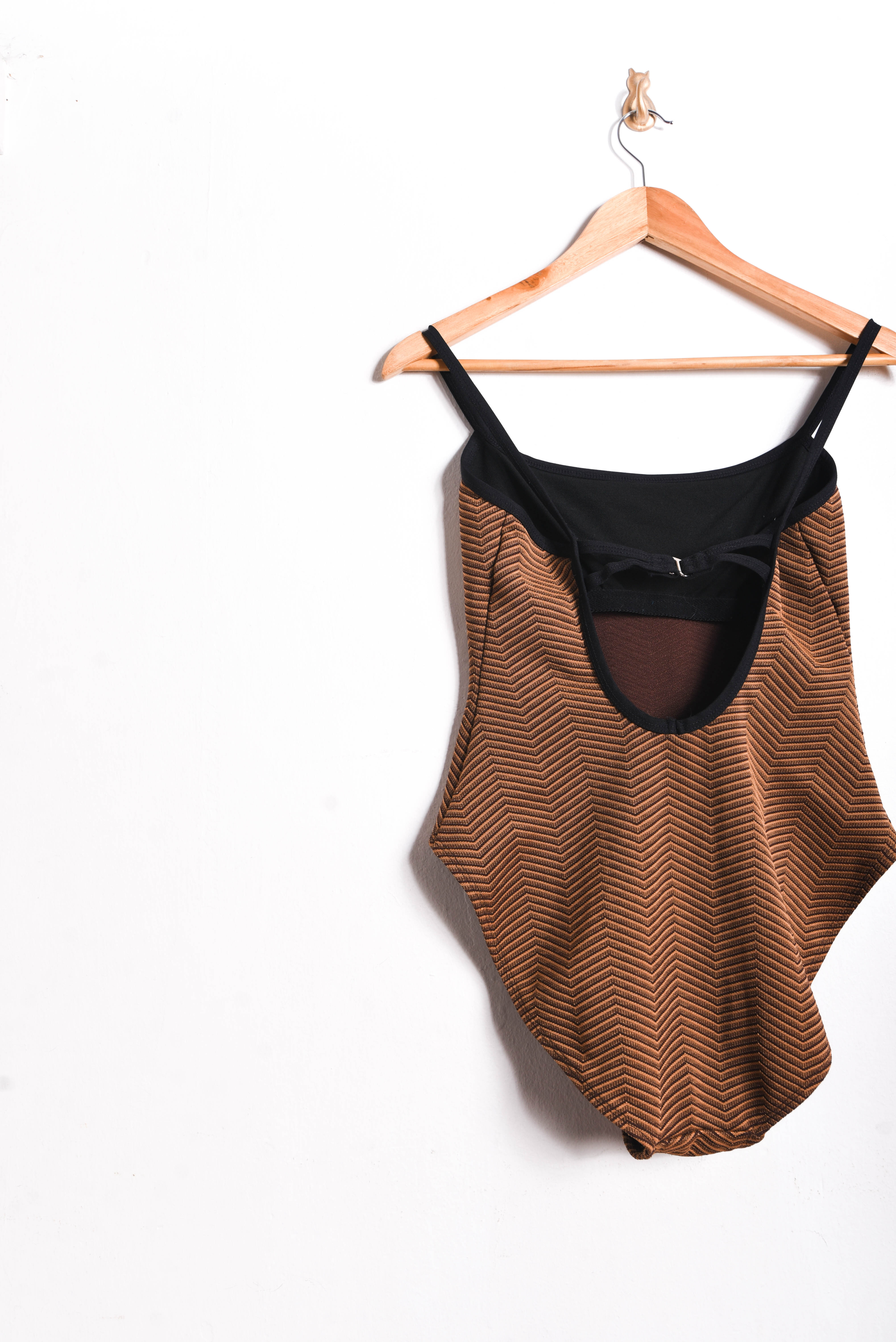 Traje de baño 90s rayado brillos