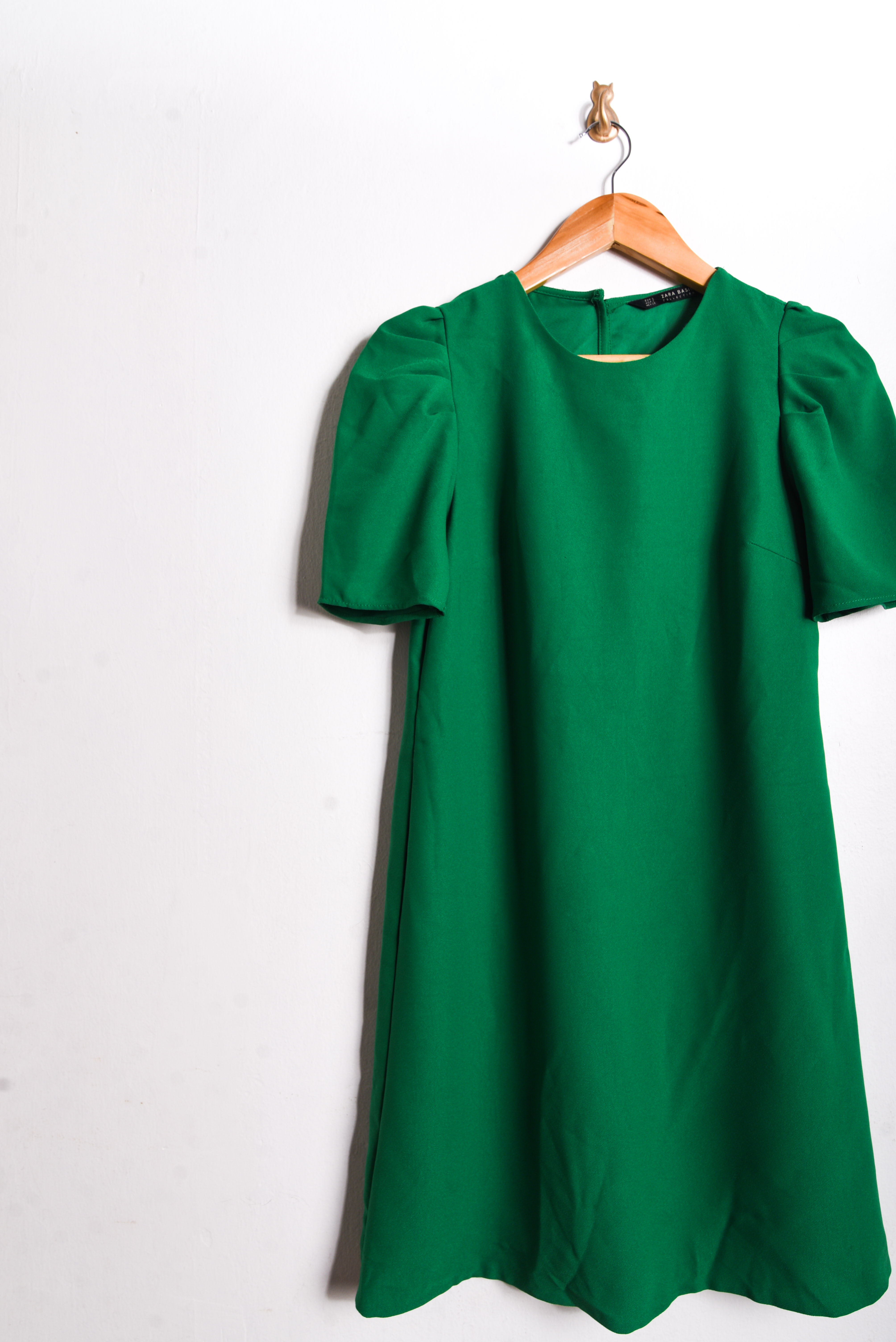Vestido verde Zara
