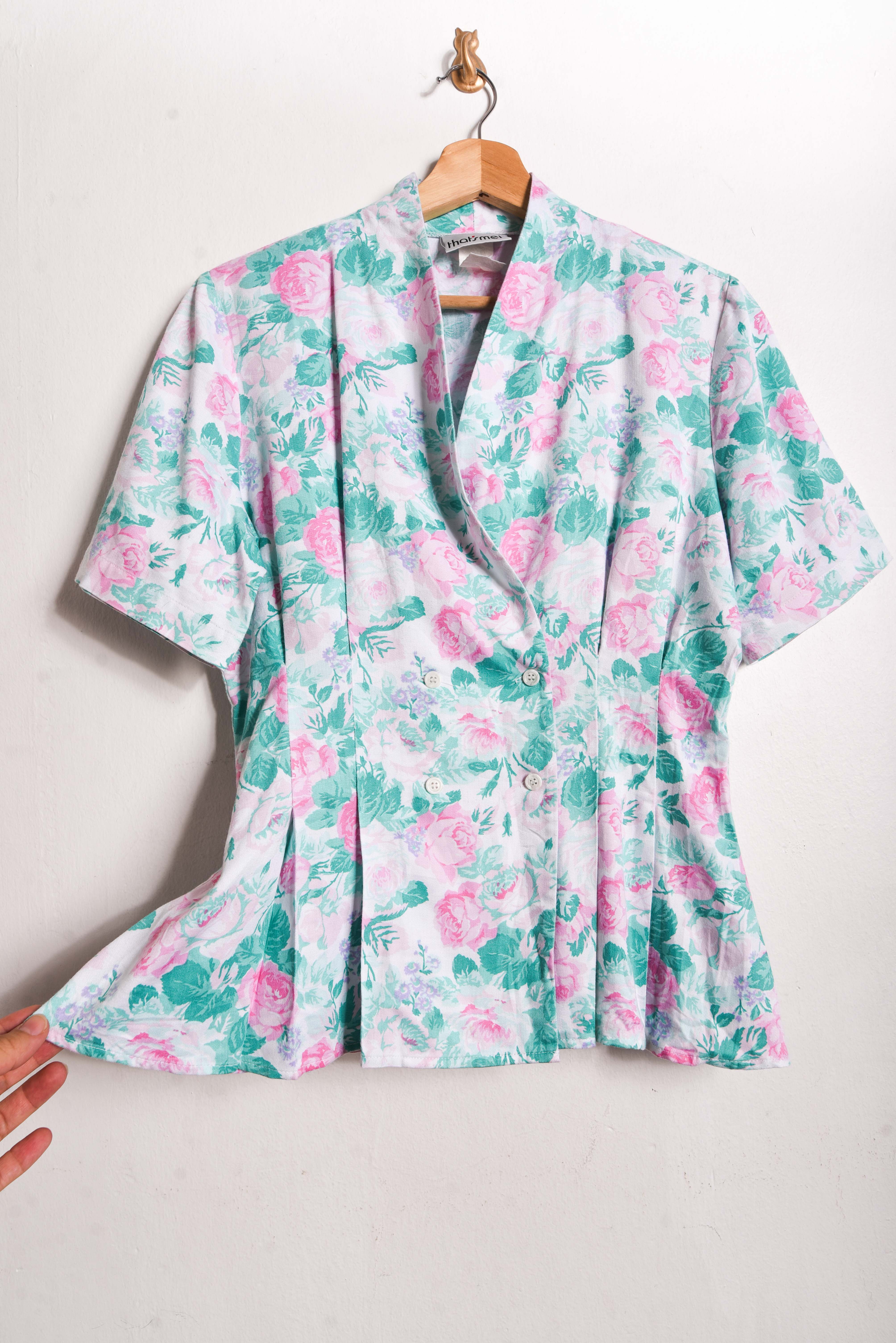 Blusa pastel floral 80s That's Me