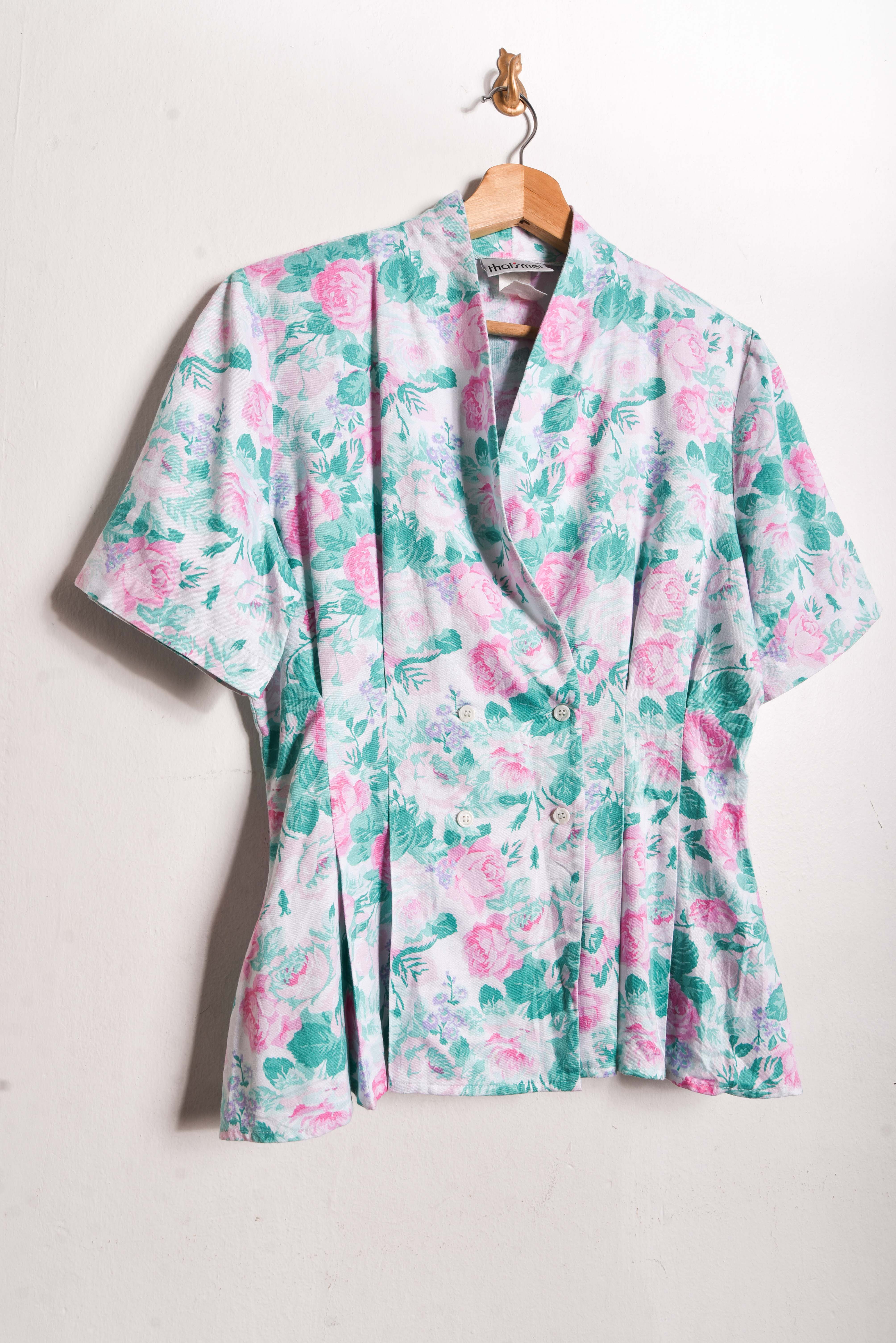 Blusa pastel floral 80s That's Me