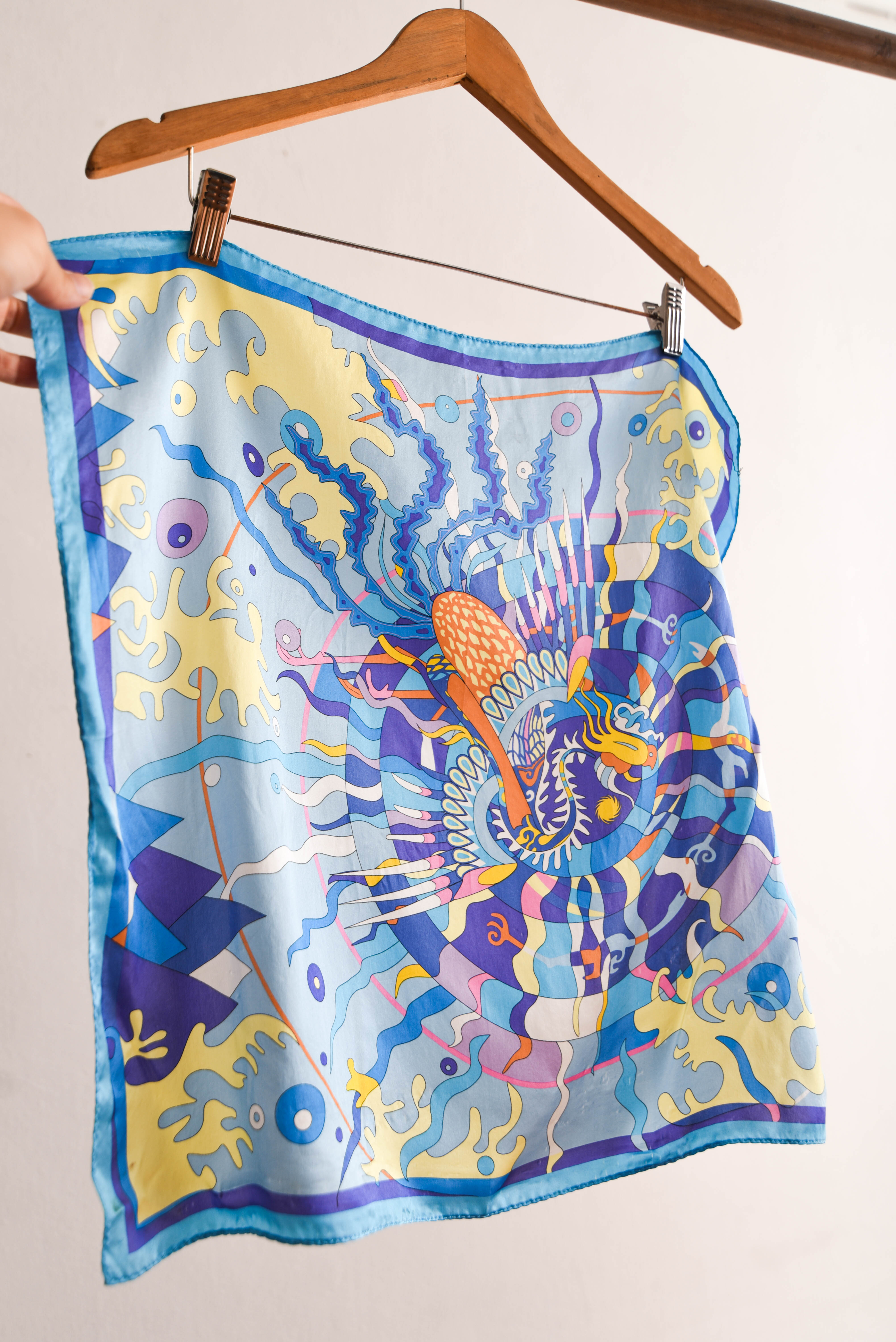 Pañuelo seda psicodelia