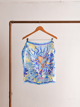 Pañuelo seda psicodelia