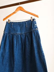 Falda vintage denim botones