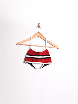 Top bikini rojo 90s