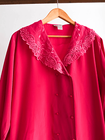 Blusa power pink vintage cuellito