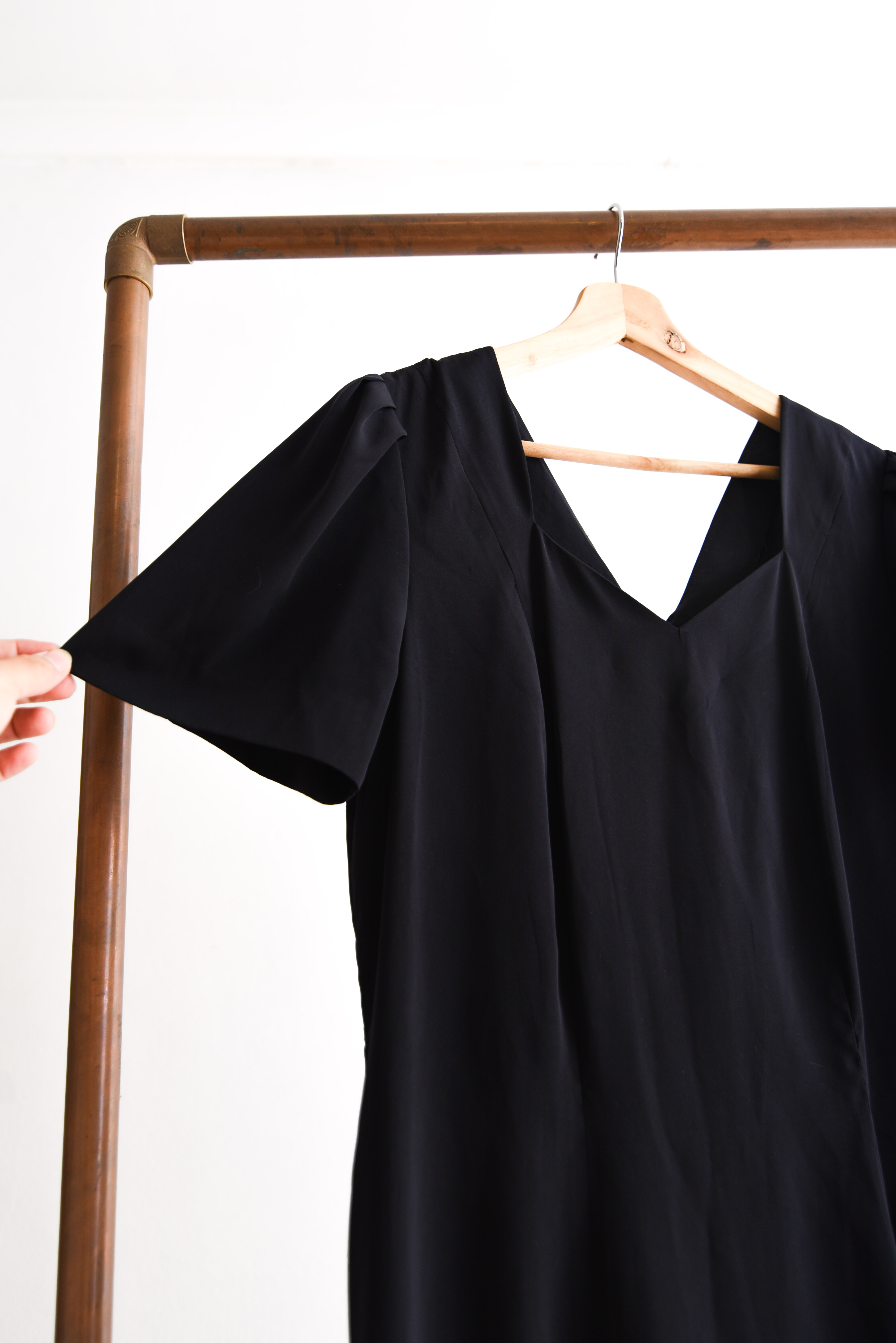 Vestido negro princesa