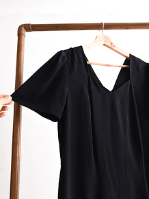 Vestido negro princesa