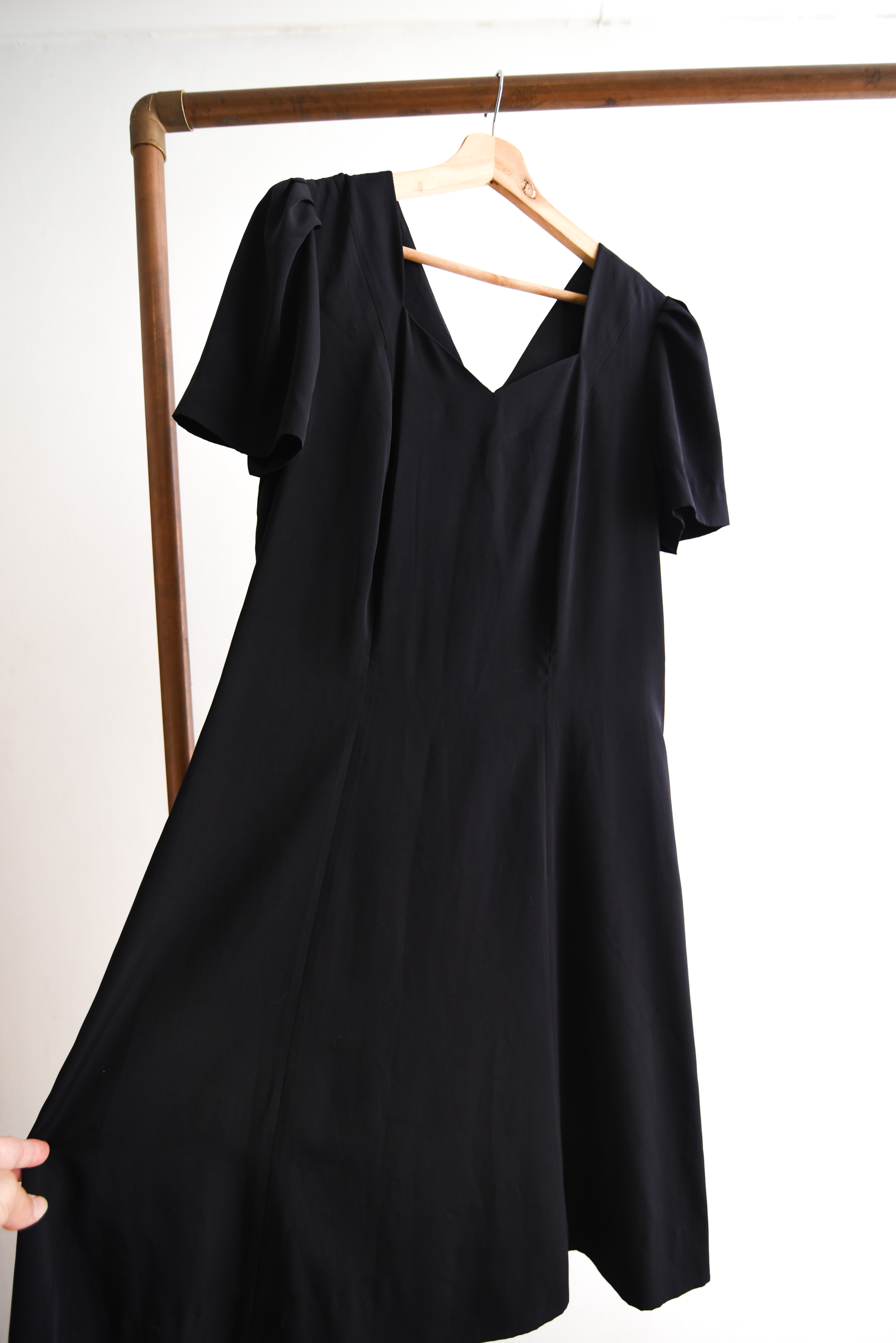 Vestido negro princesa