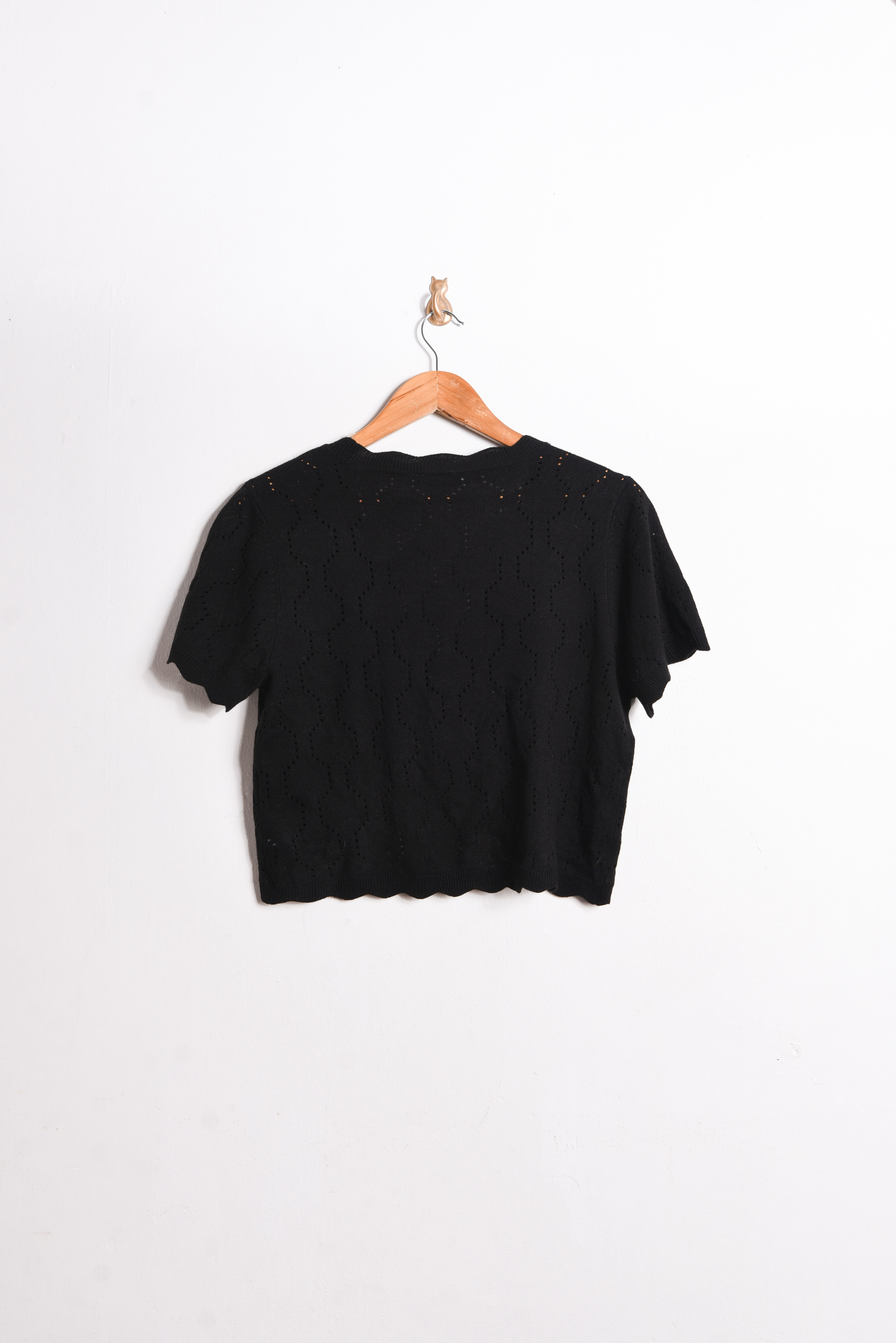 Cardigan bolero calado