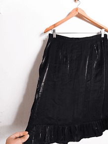 Falda 90s black tornasol