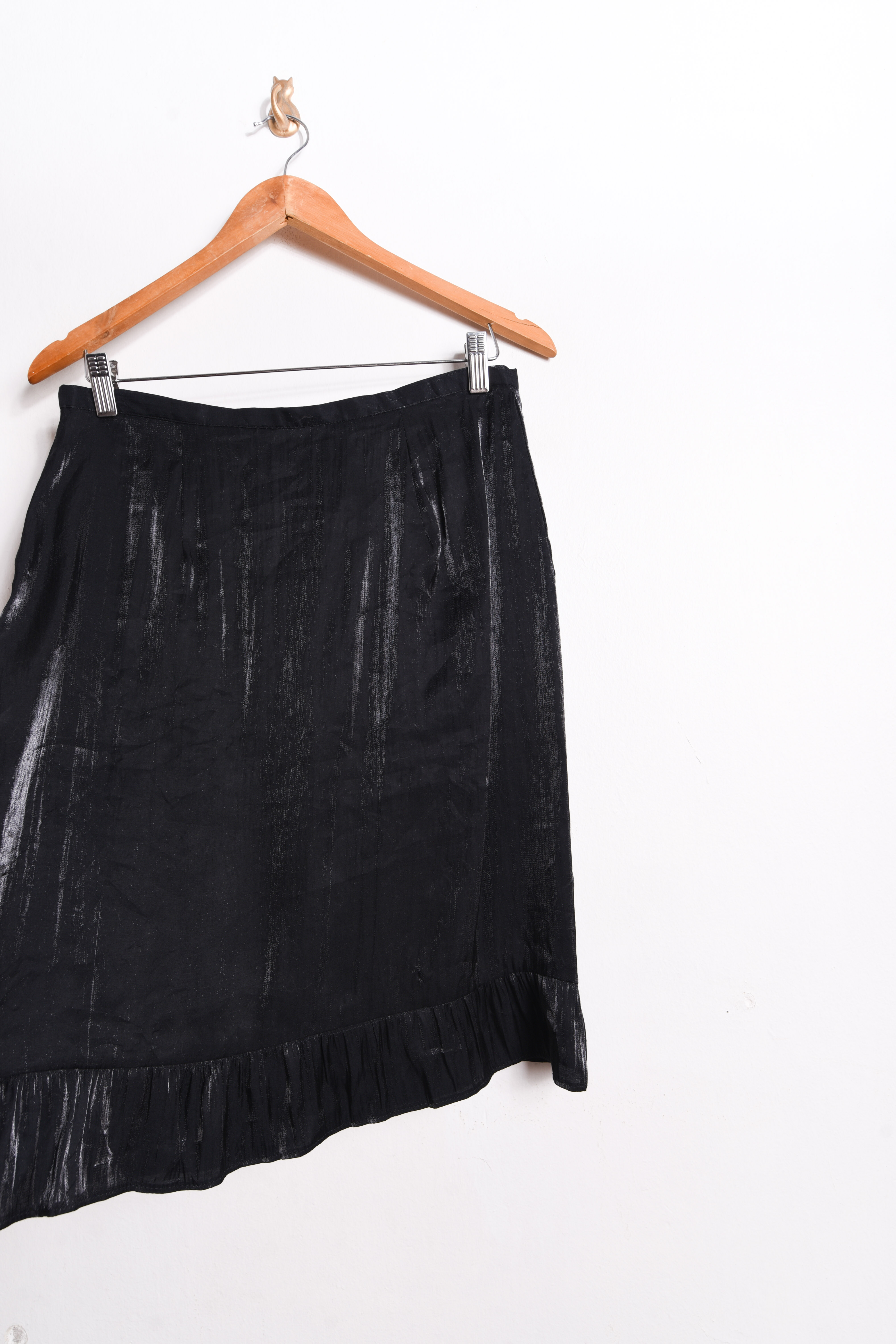 Falda 90s black tornasol