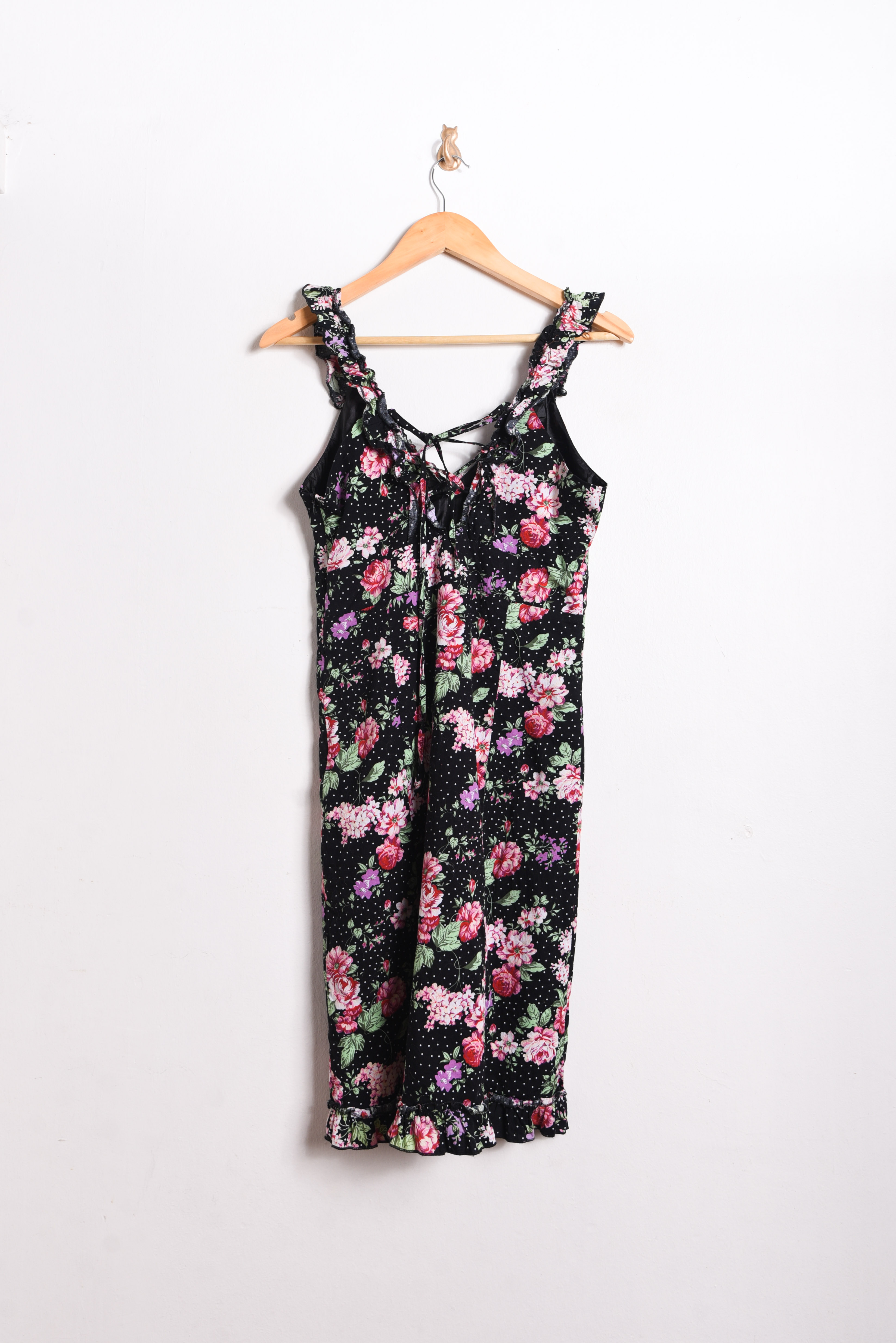 Vestido floreado amarra 