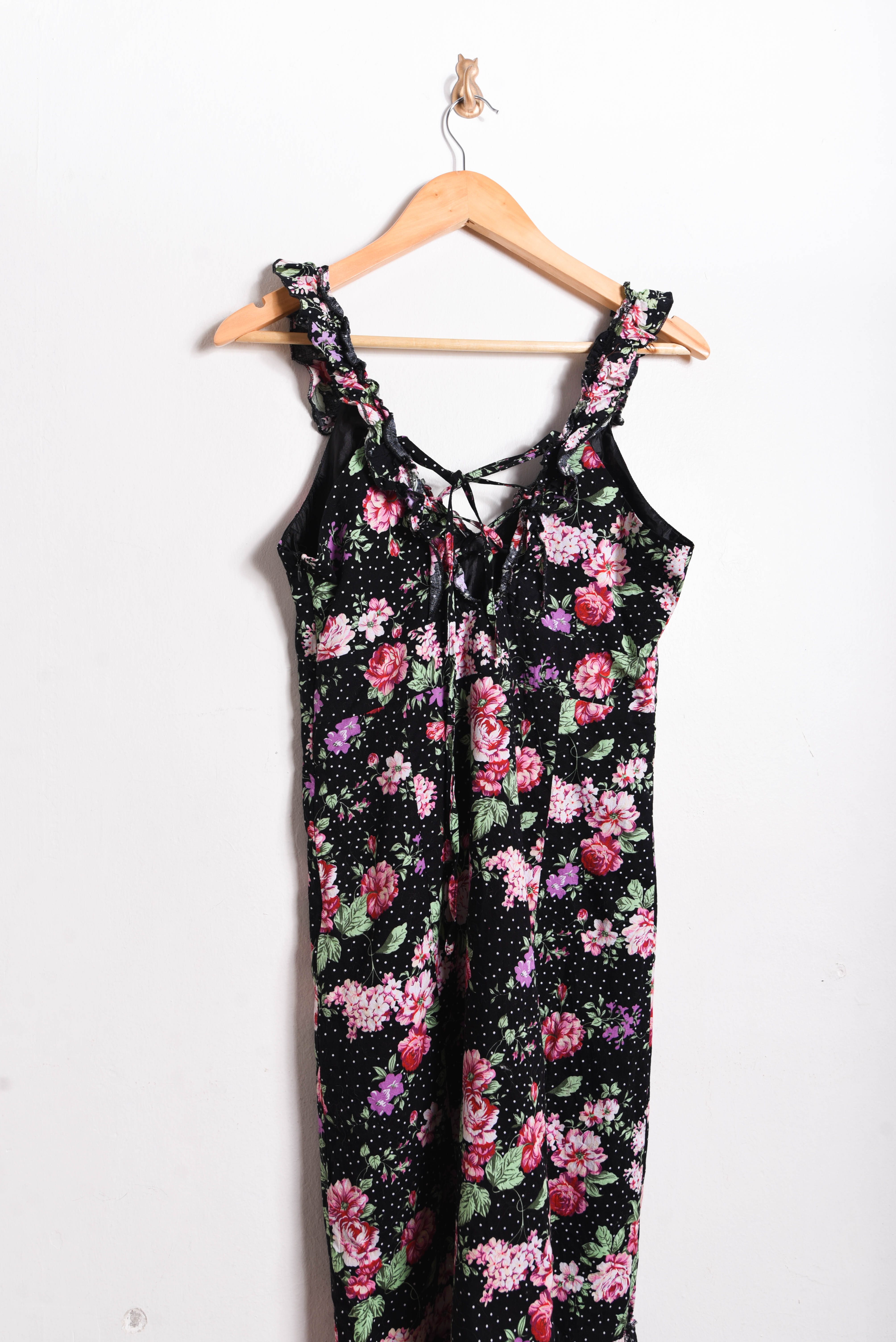 Vestido floreado amarra 