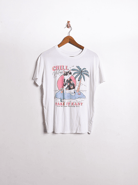 Polera gráfica gato