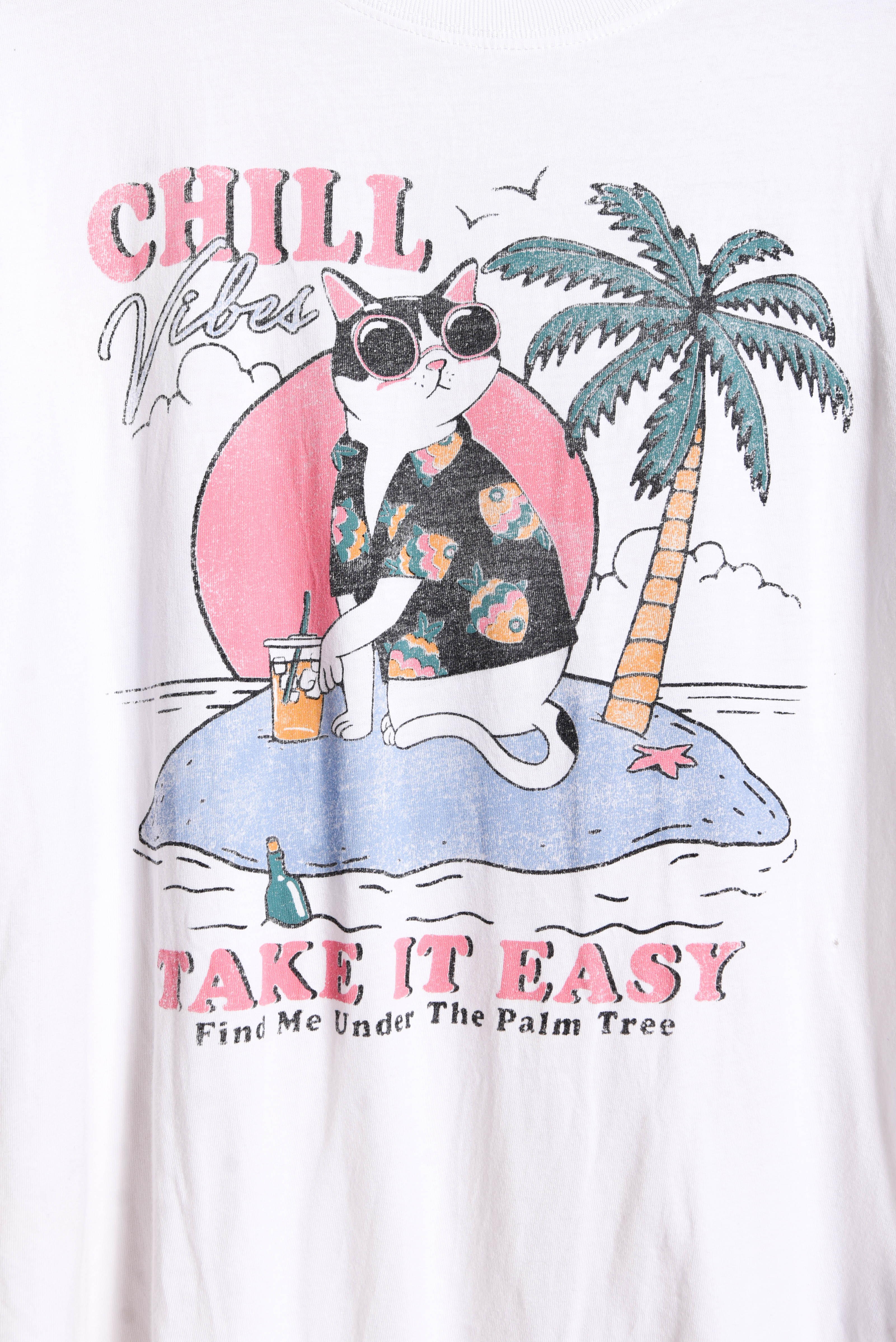 Polera gráfica gato