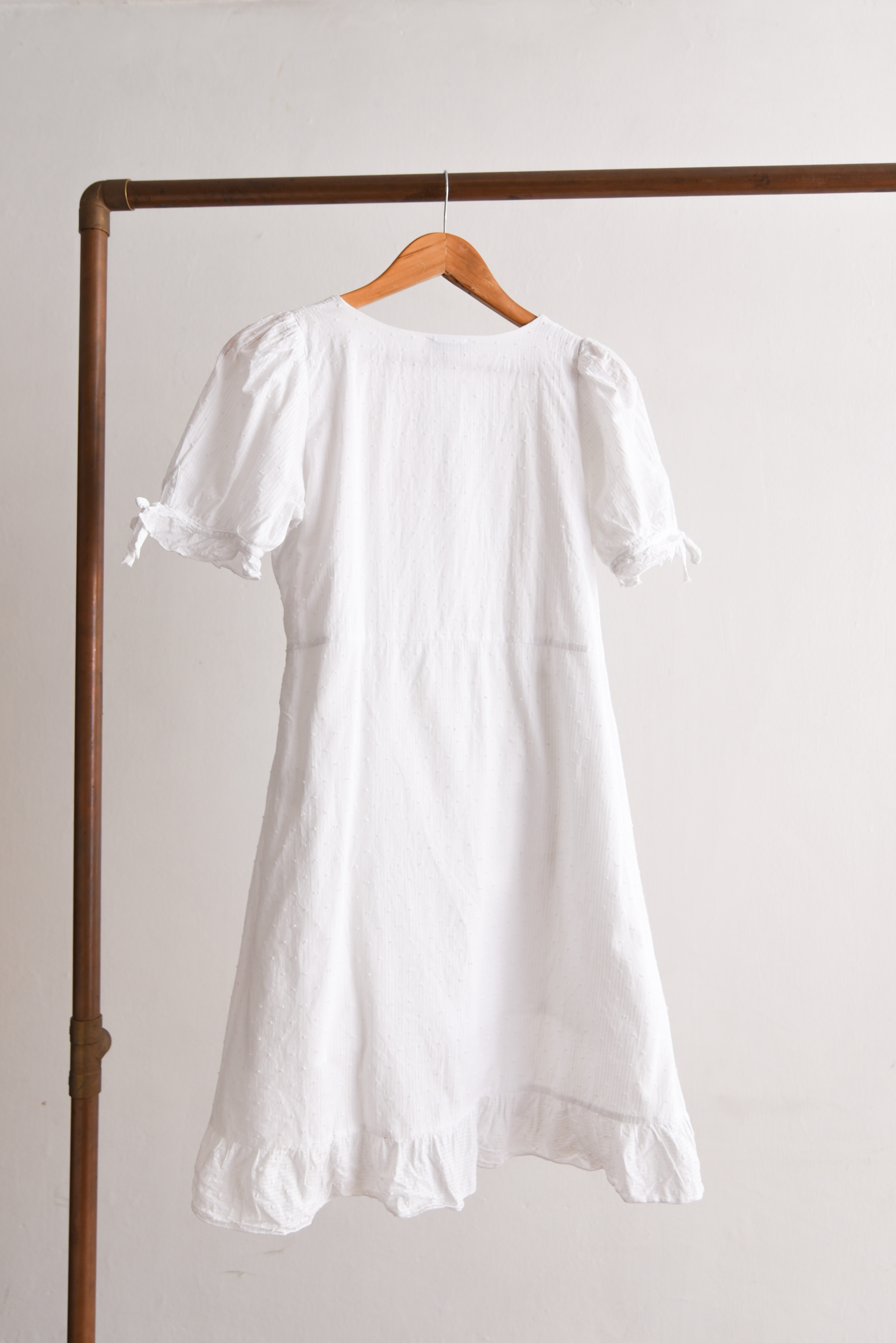 Vestido envolvente blanco summer