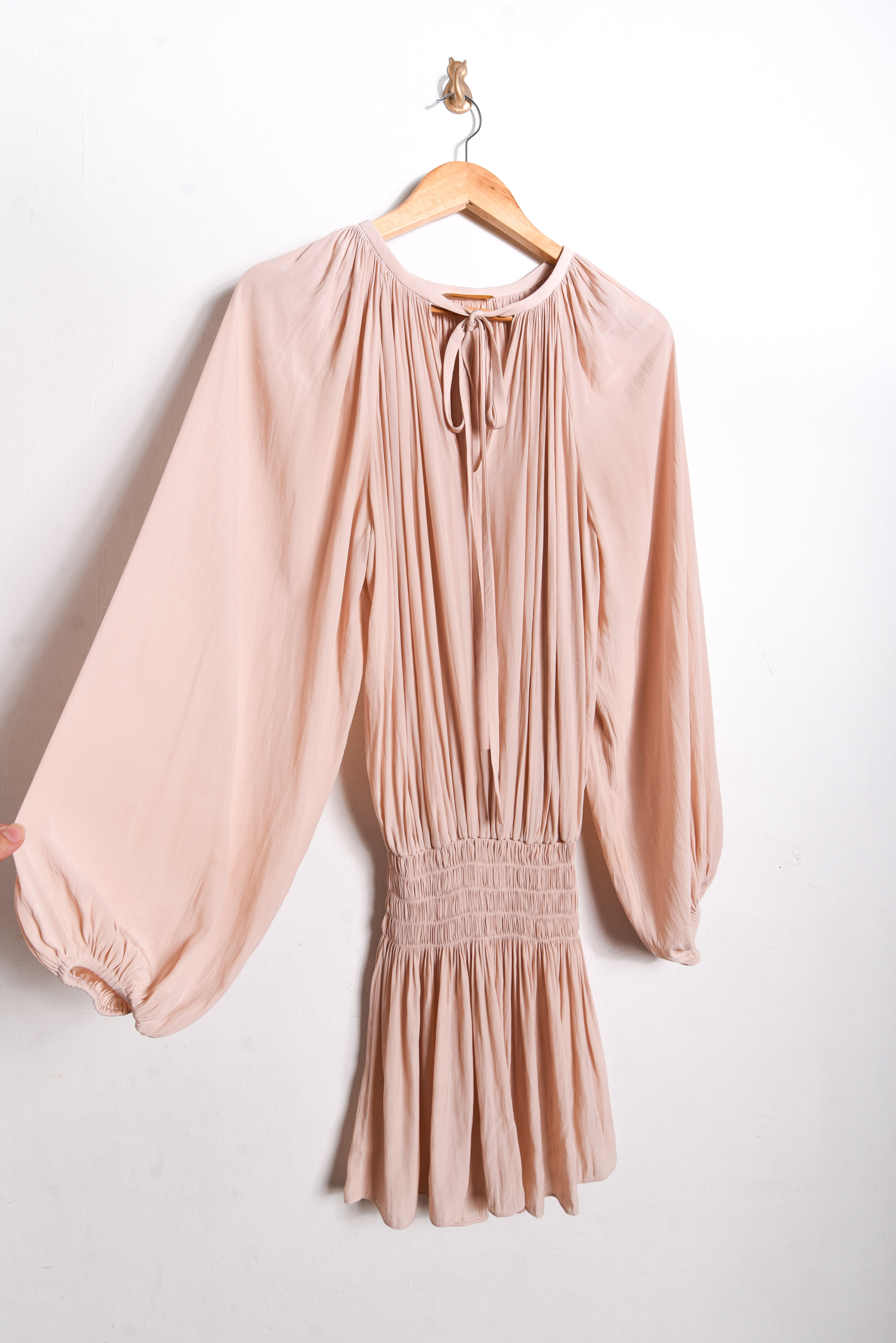 Vestido rosa palo playero