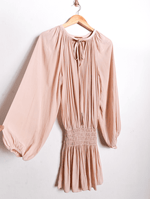 Vestido rosa palo playero