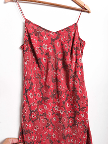 Vestido 90s coral floral