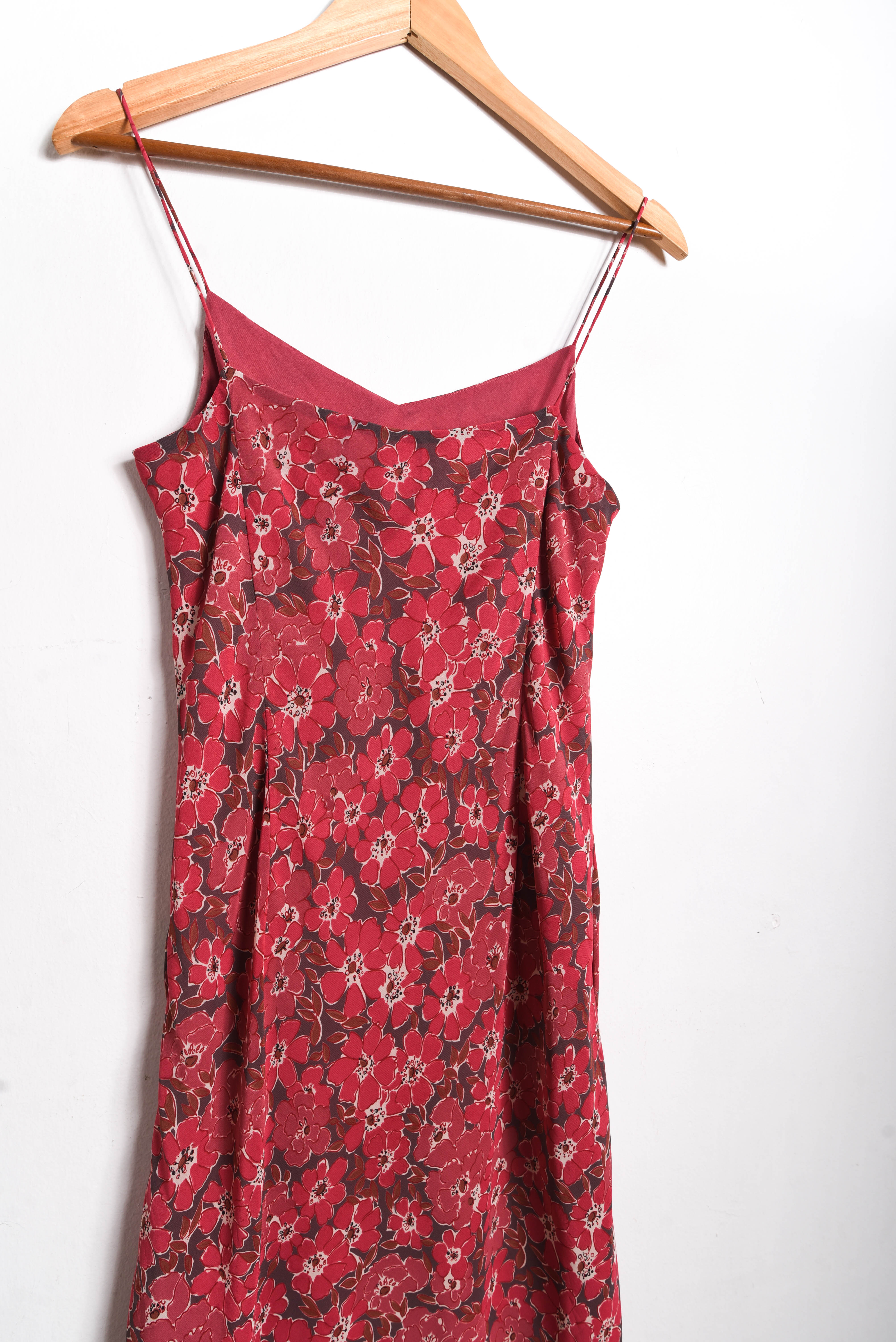 Vestido 90s coral floral