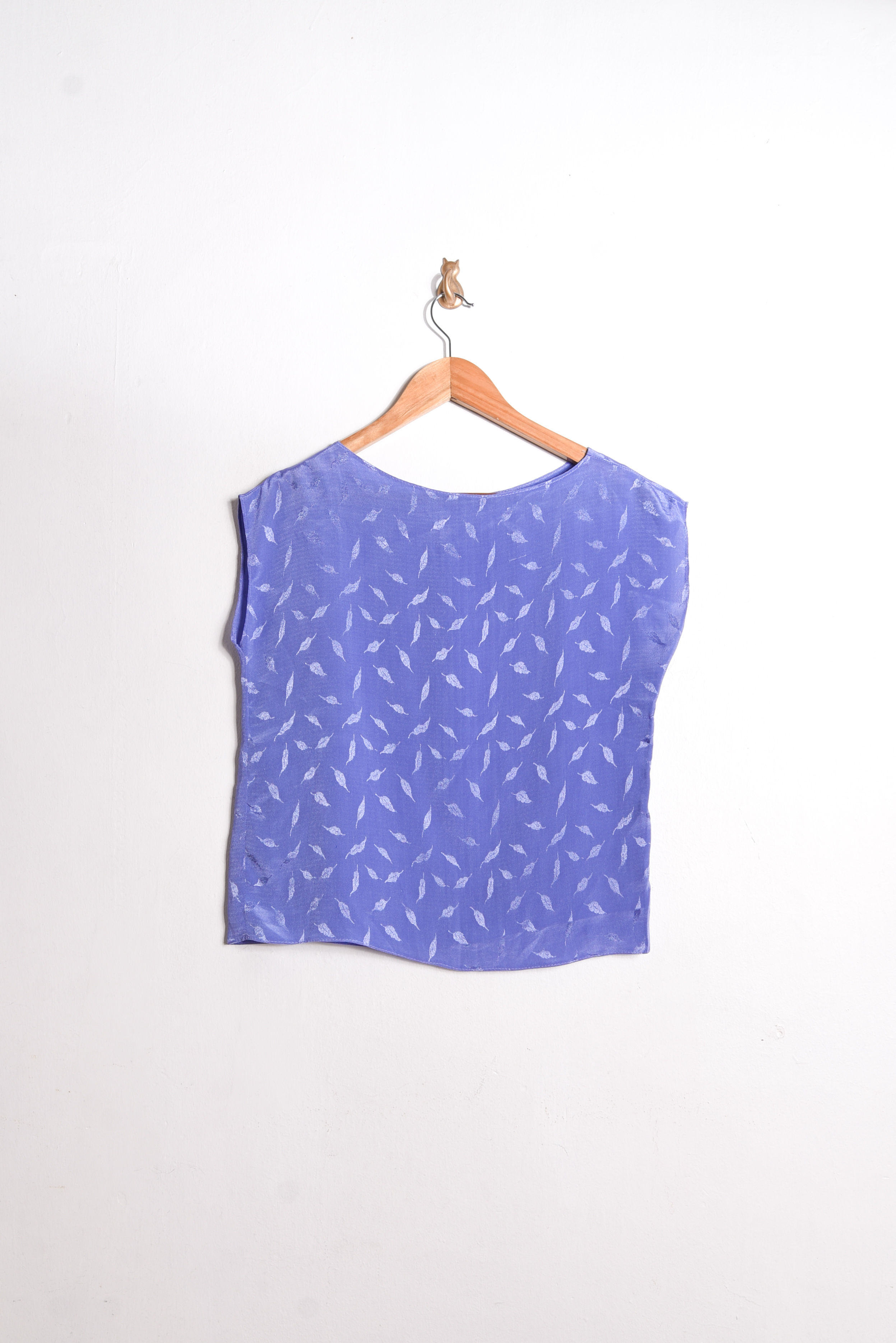 Blusa purple satín 80s