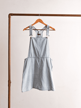 Vestido jardinera denim