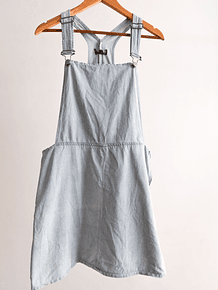 Vestido jardinera denim