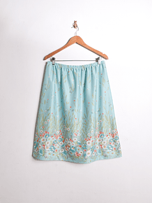 Falda reworked turquesa pastel