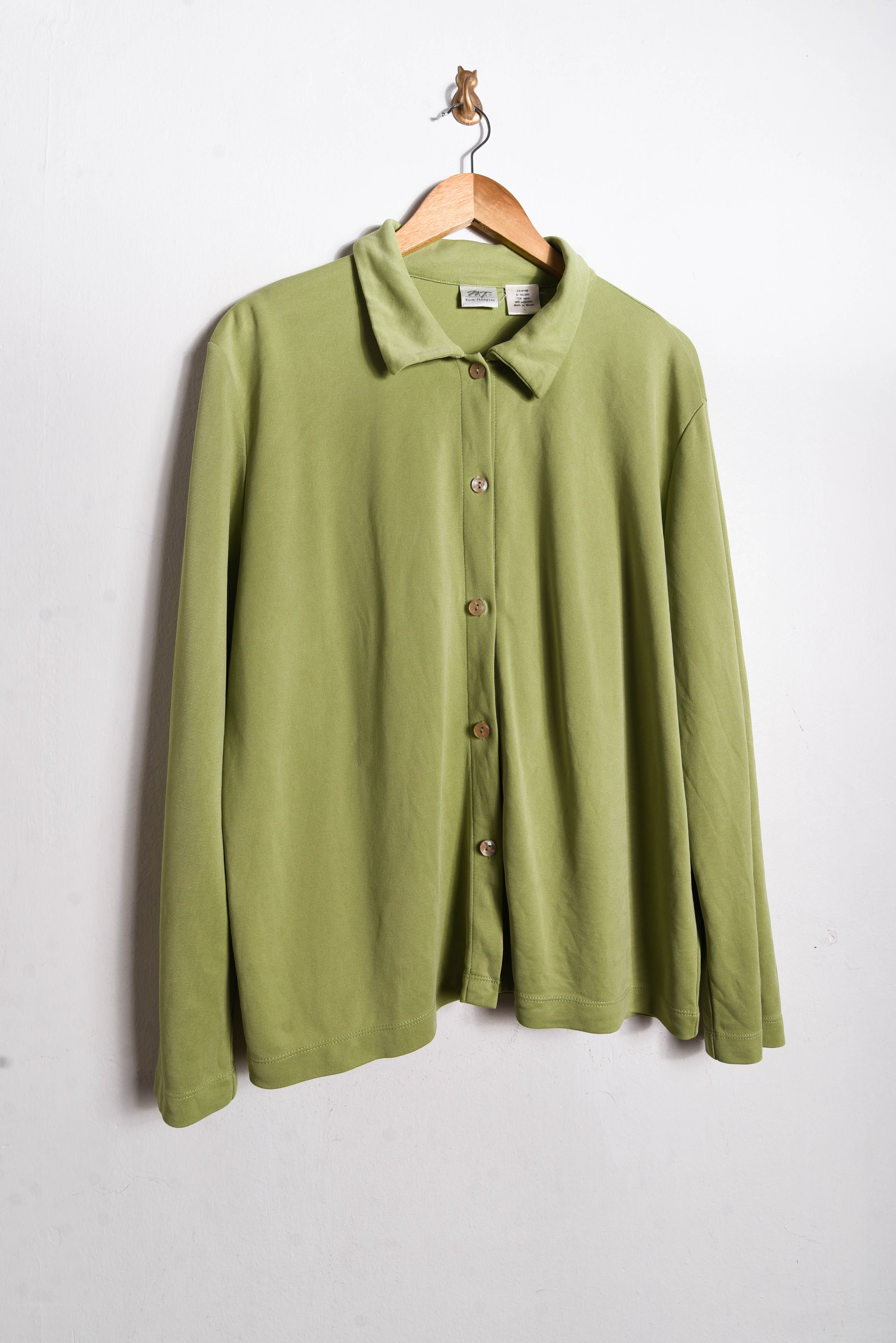 Camisa verde 90s botones