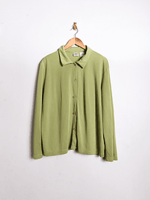Camisa verde 90s botones