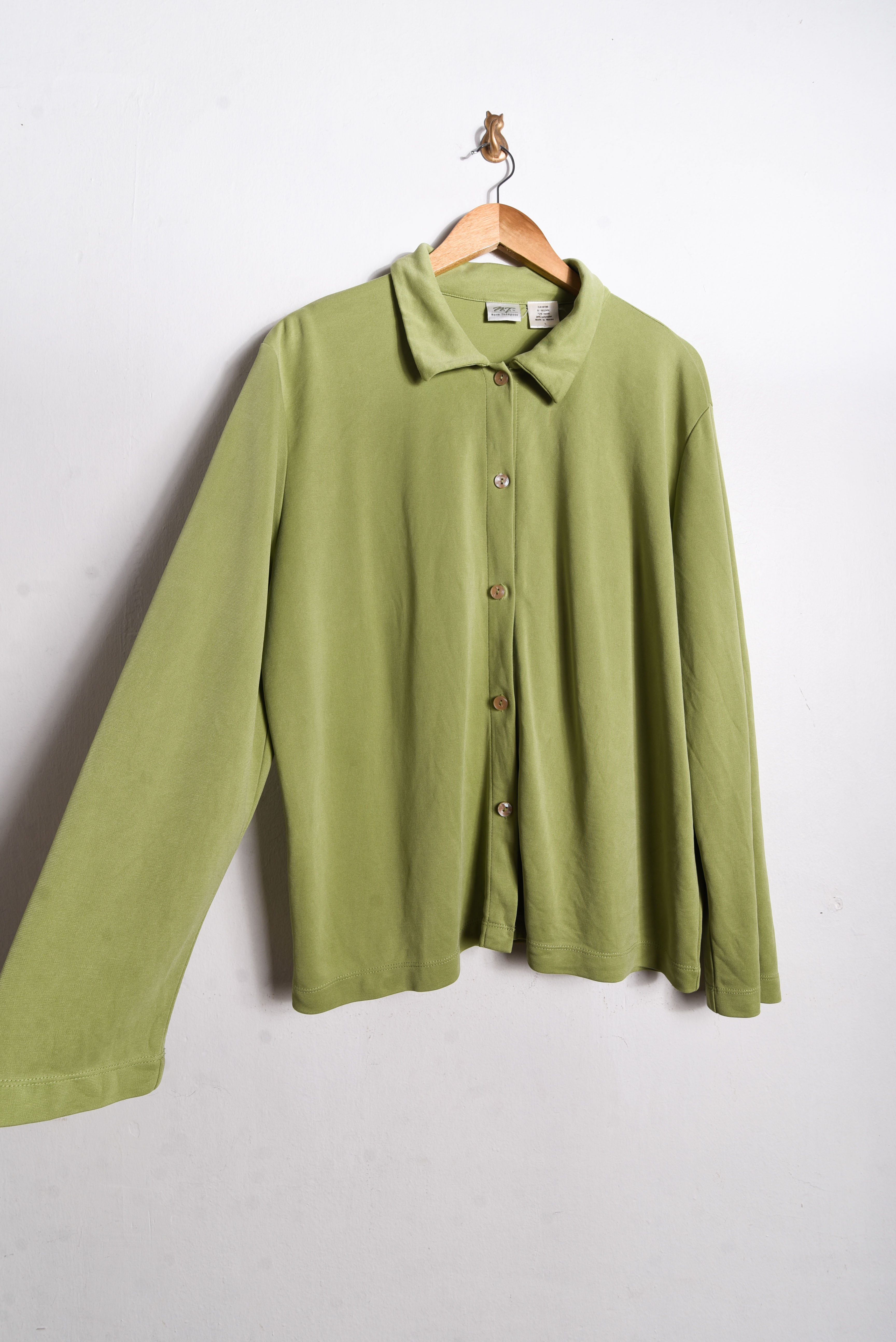 Camisa verde 90s botones