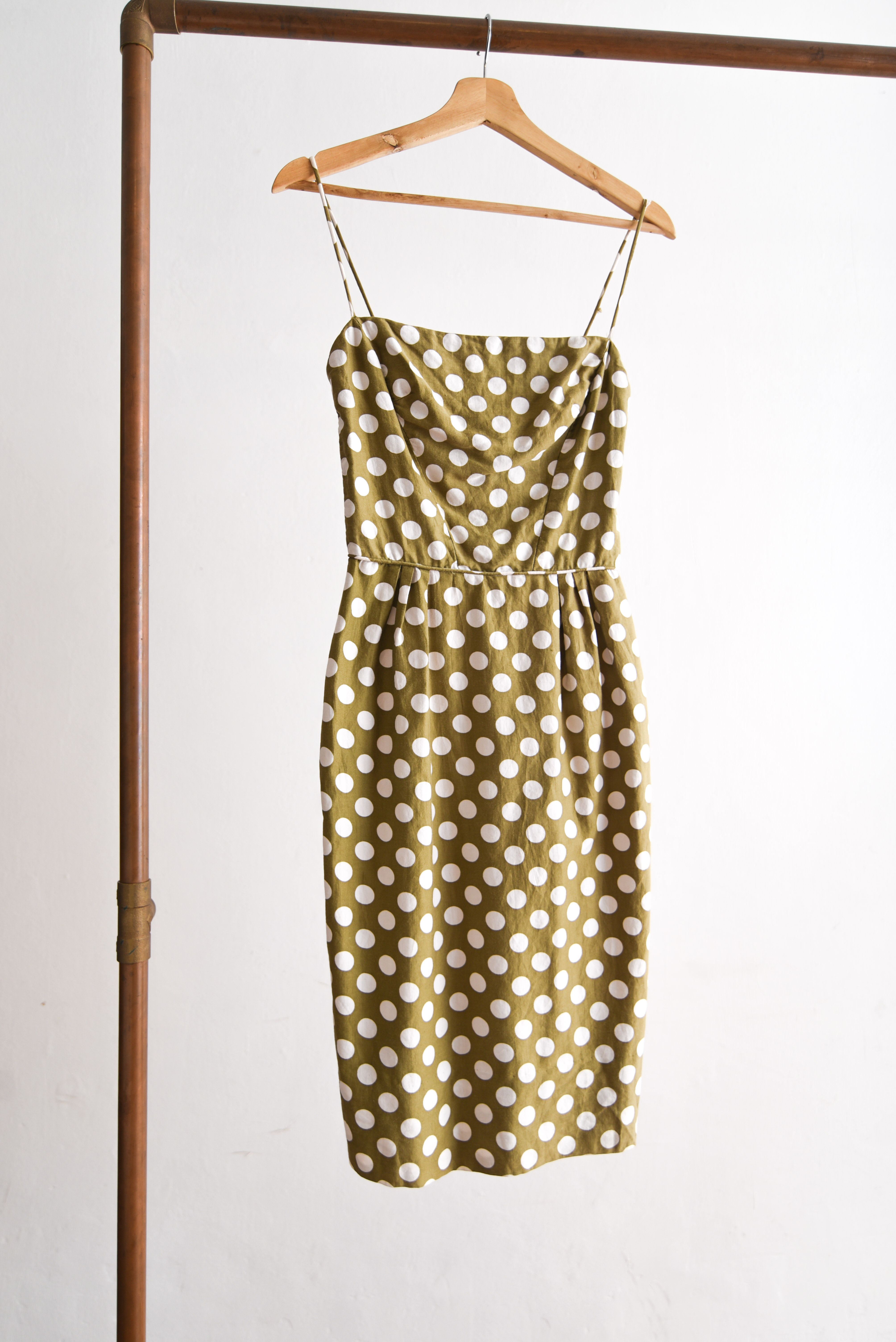 Vestido late 50s lunares