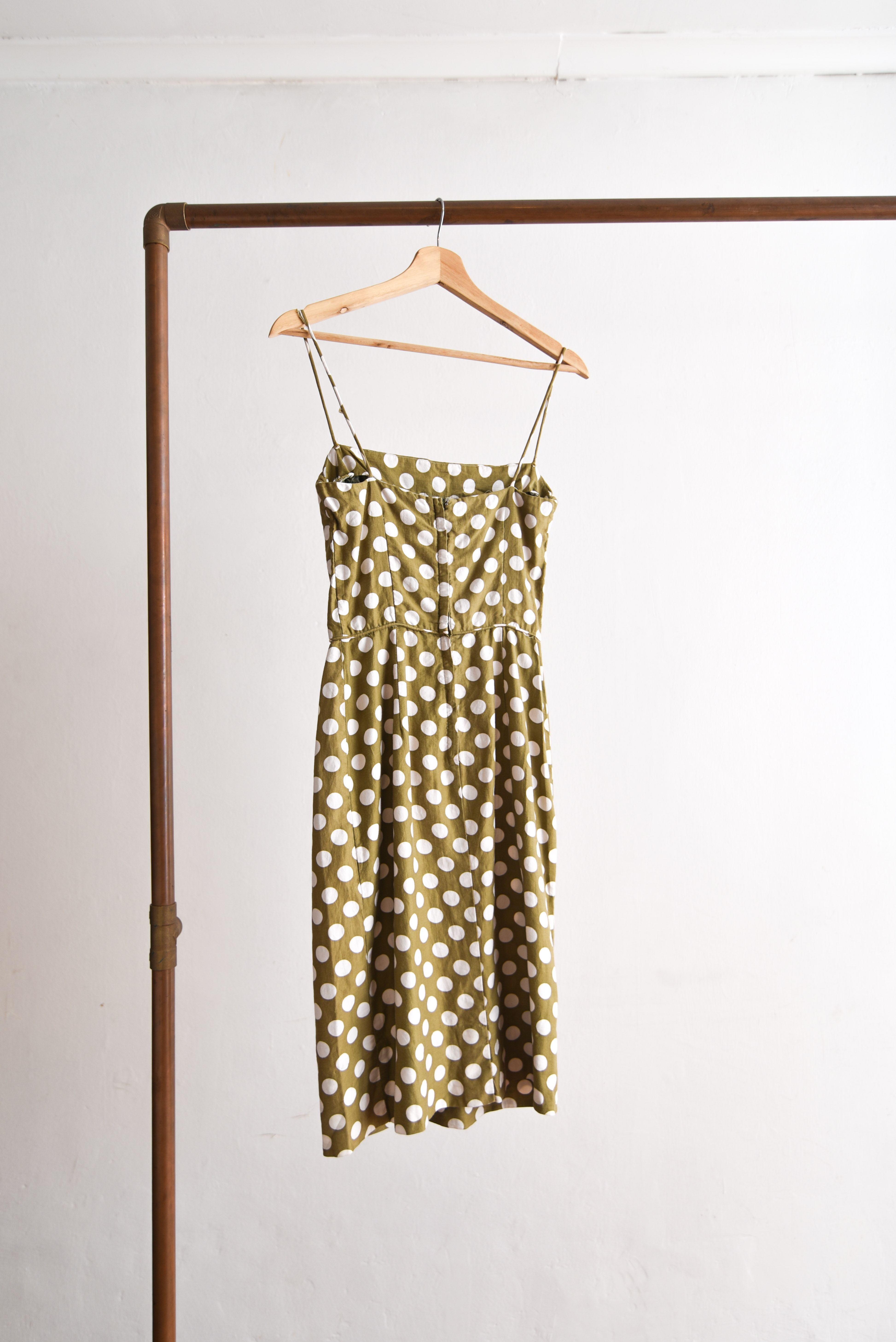 Vestido late 50s lunares