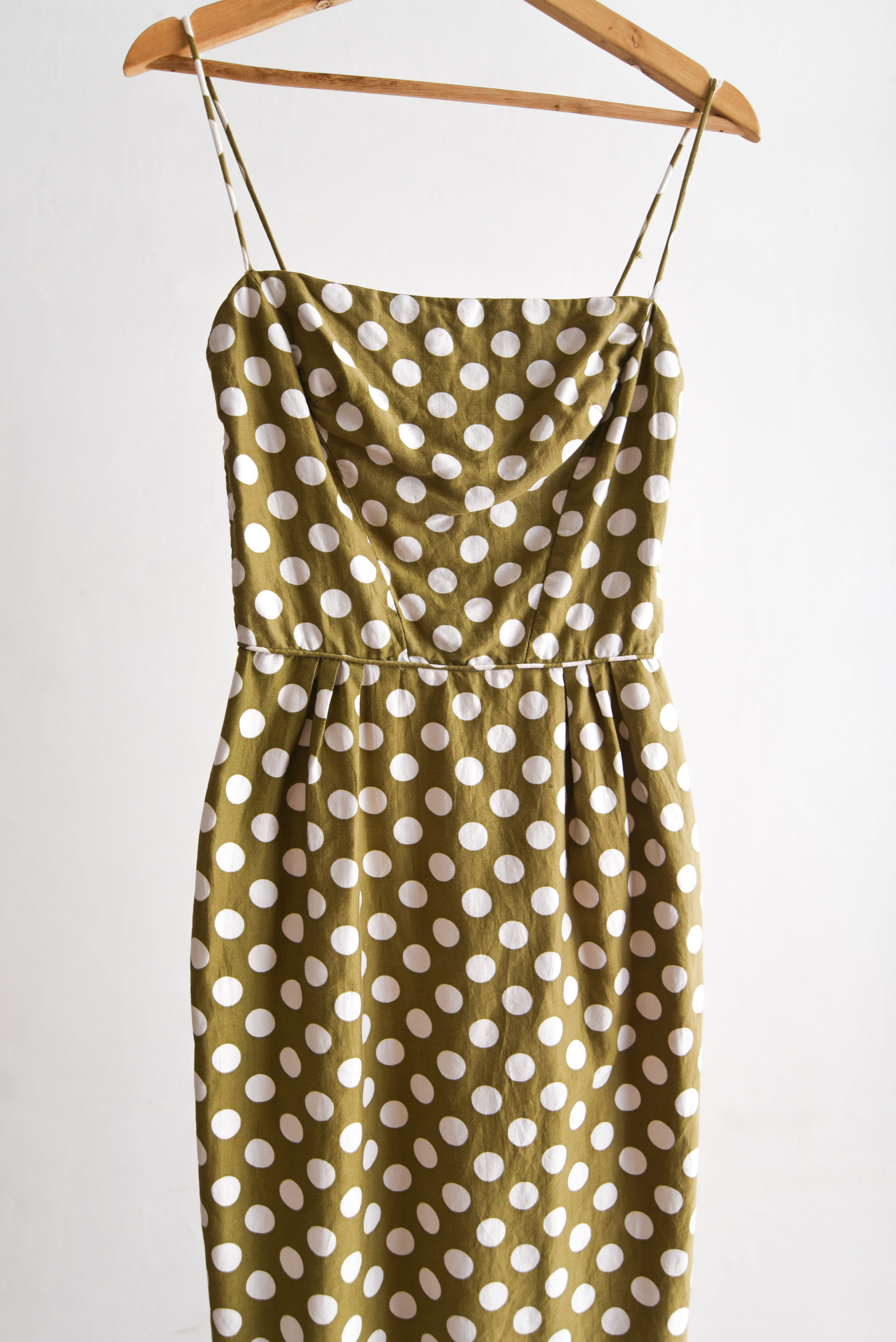 Vestido late 50s lunares