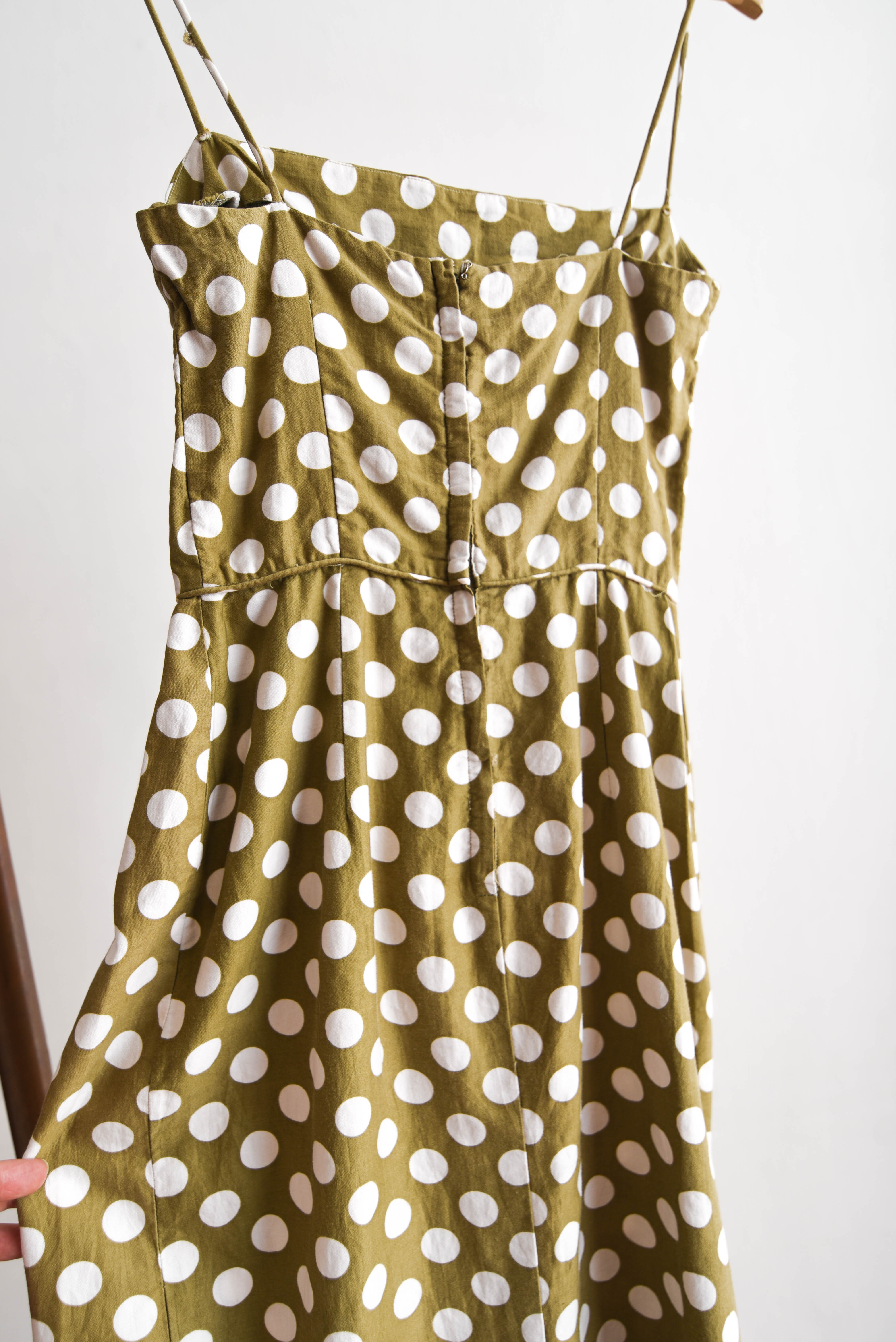 Vestido late 50s lunares
