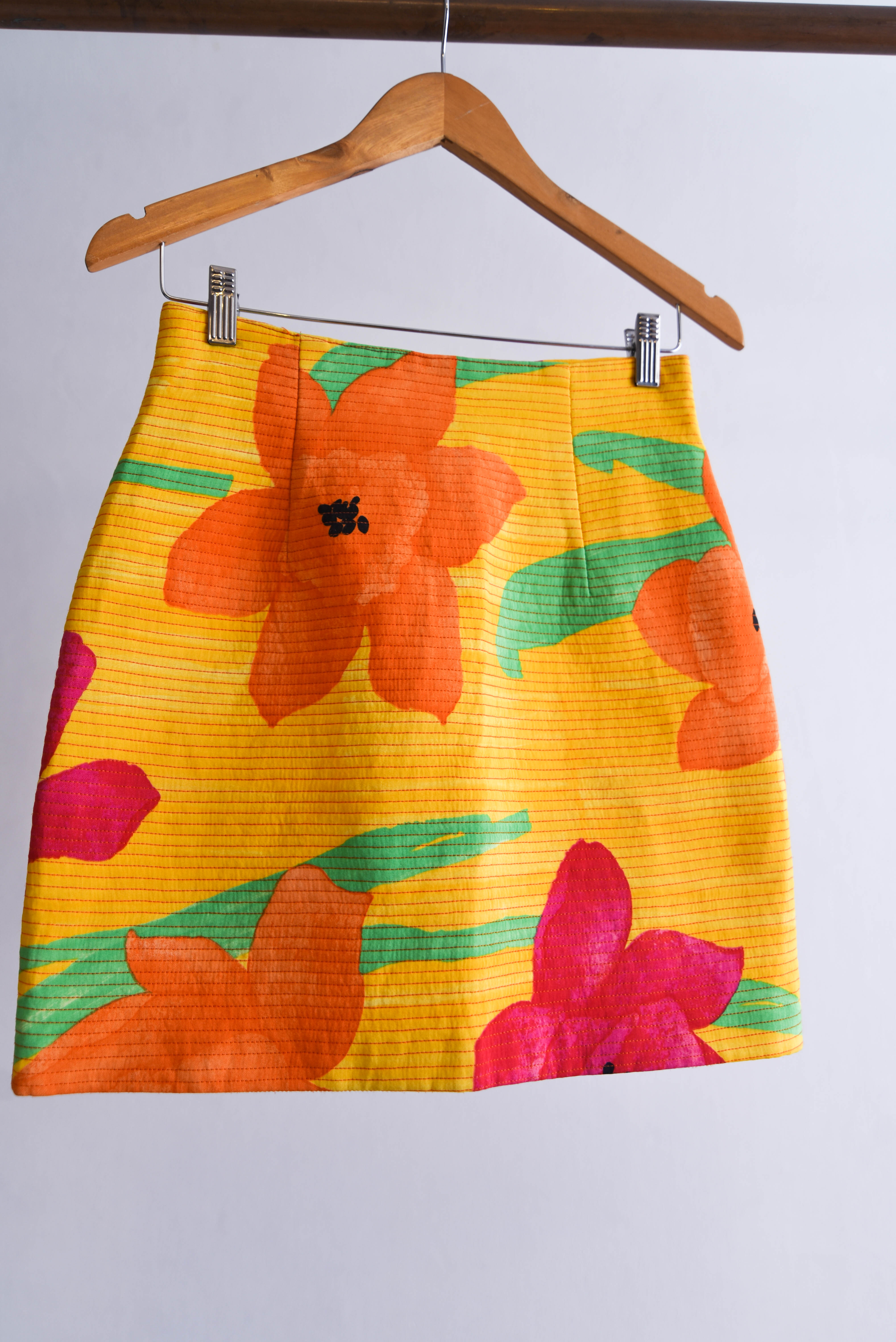 Falda vintage quilted