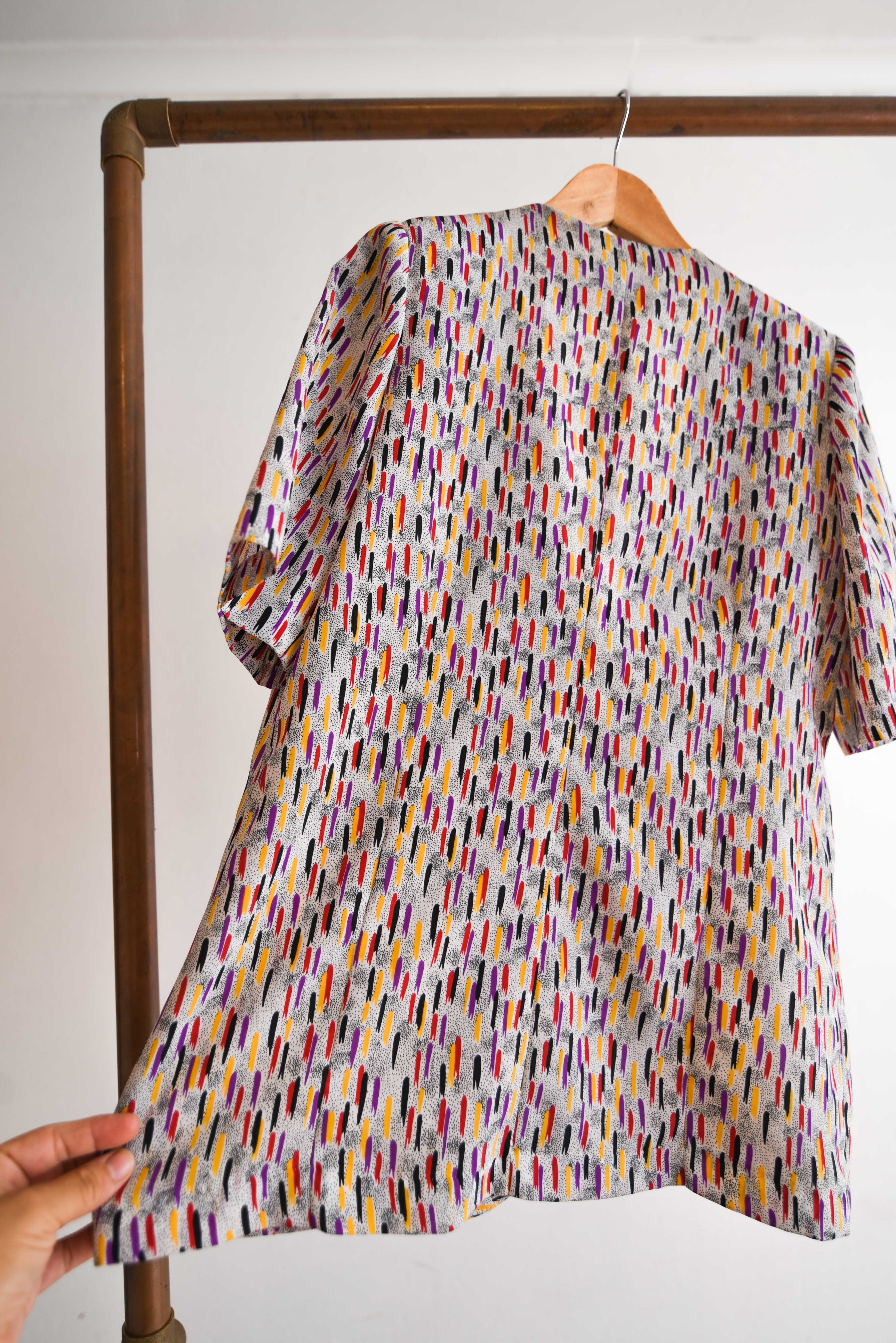 Blusón 80s pinceladas