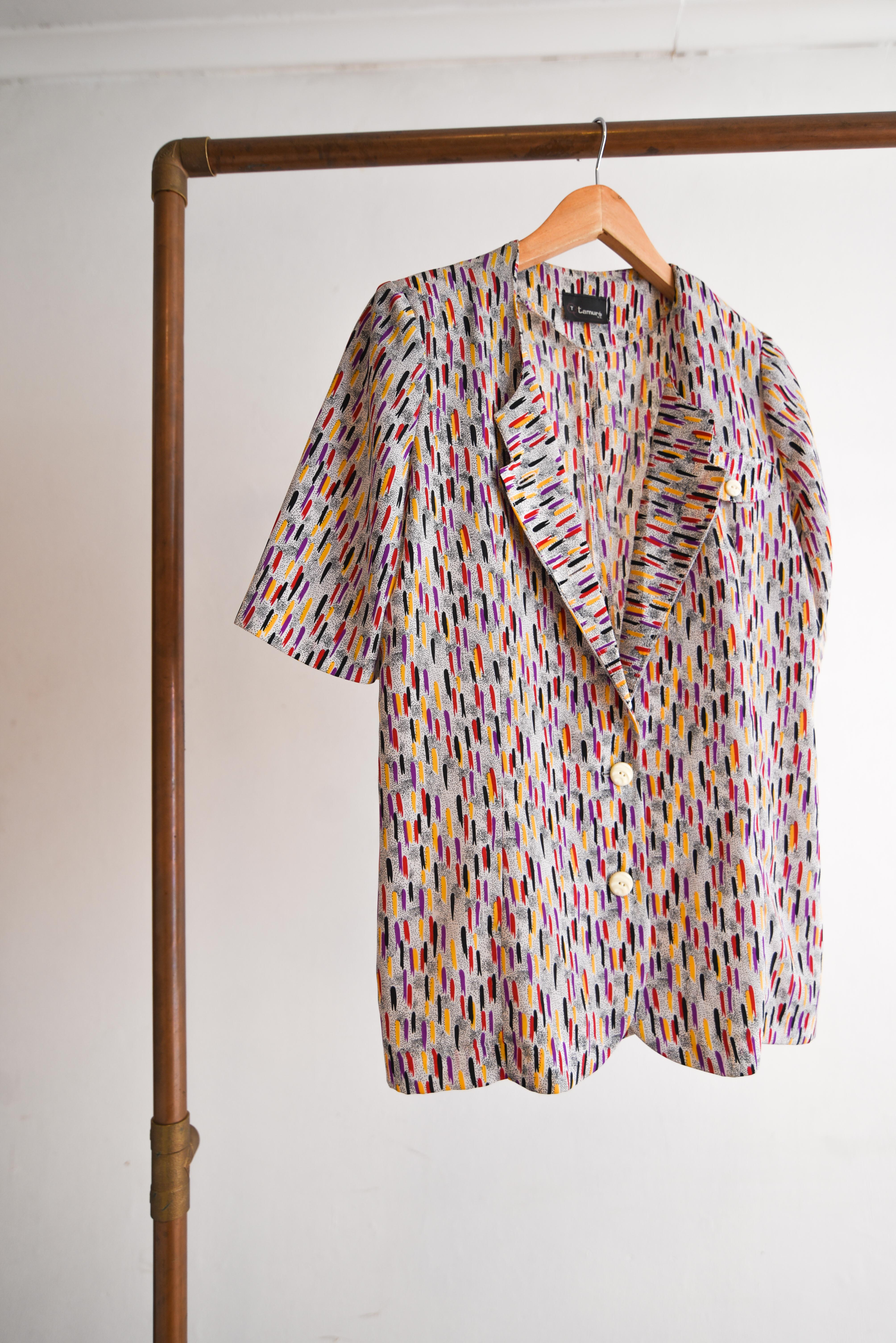 Blusón 80s pinceladas