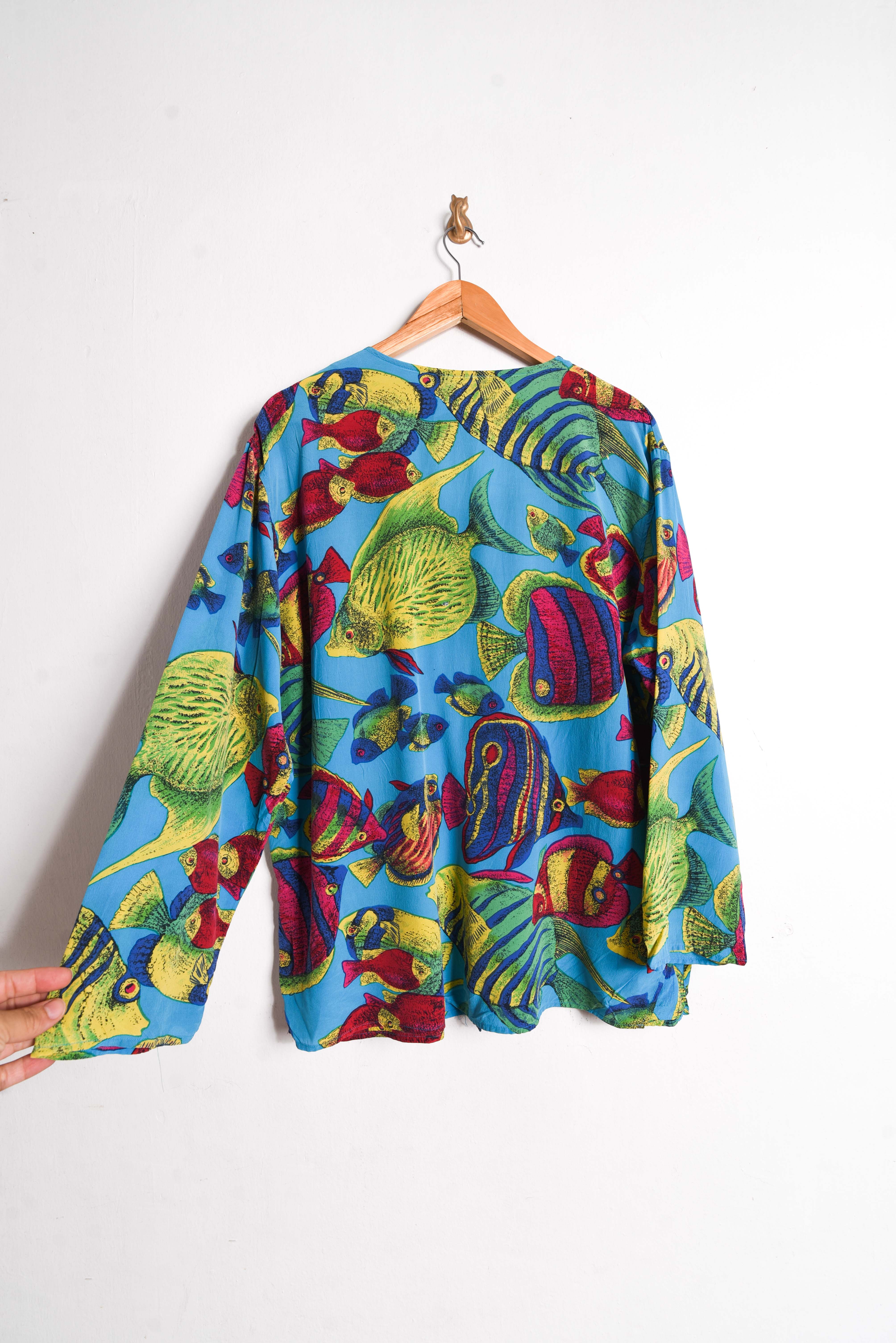 Blusa seda vintage peces