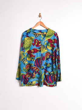 Blusa seda vintage peces