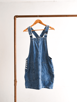 Vestido denim broches