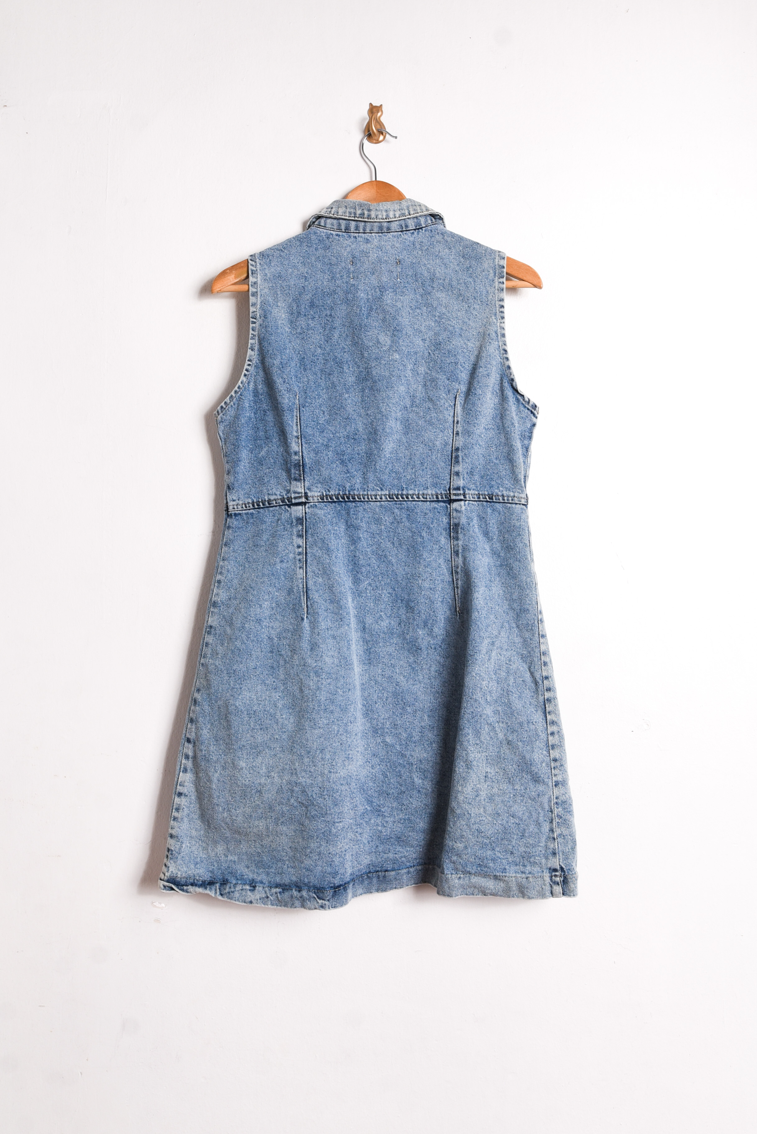 Vestido camisero denim