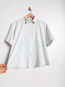 Camisa vintage pinstripe 90s