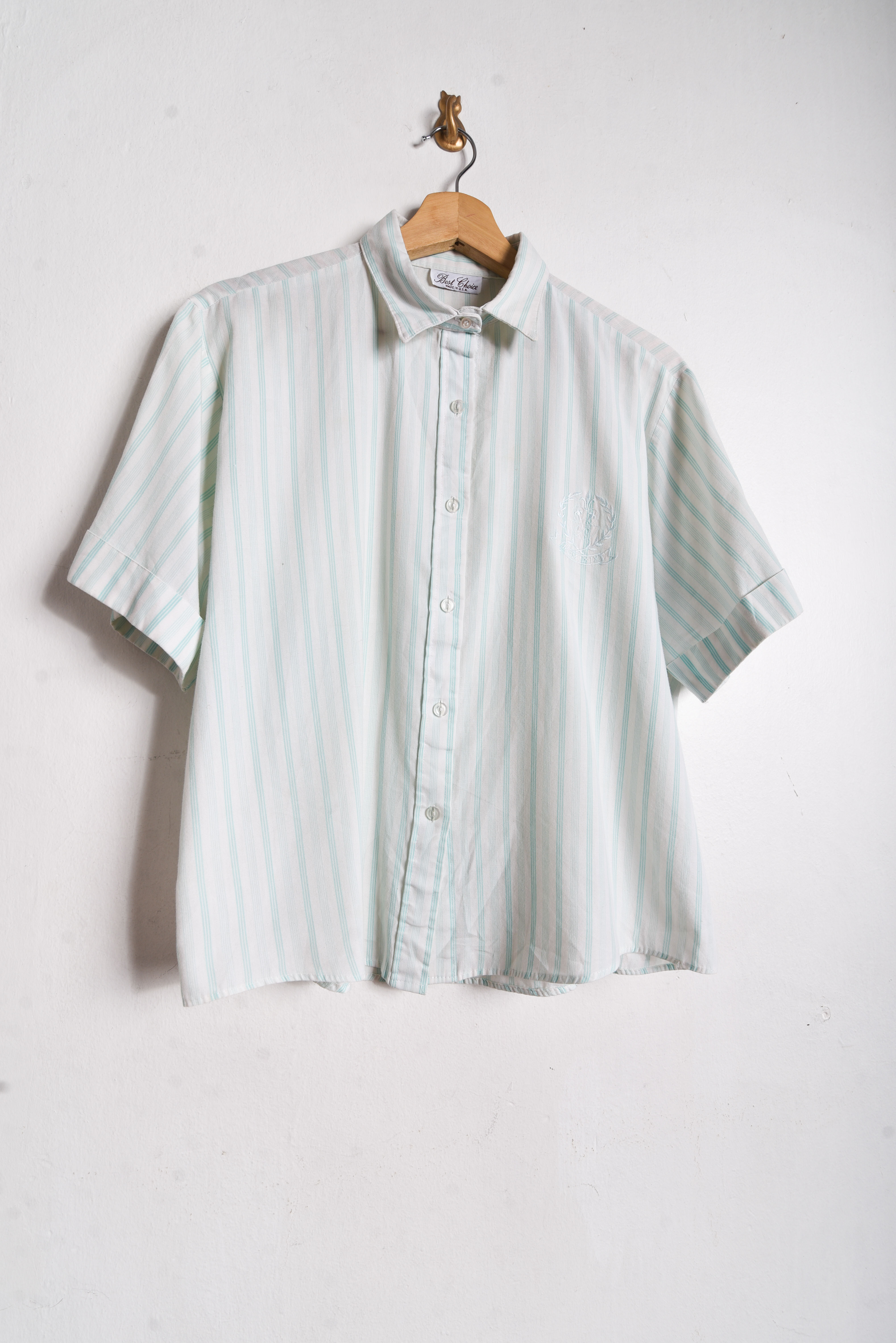 Camisa vintage pinstripe 90s