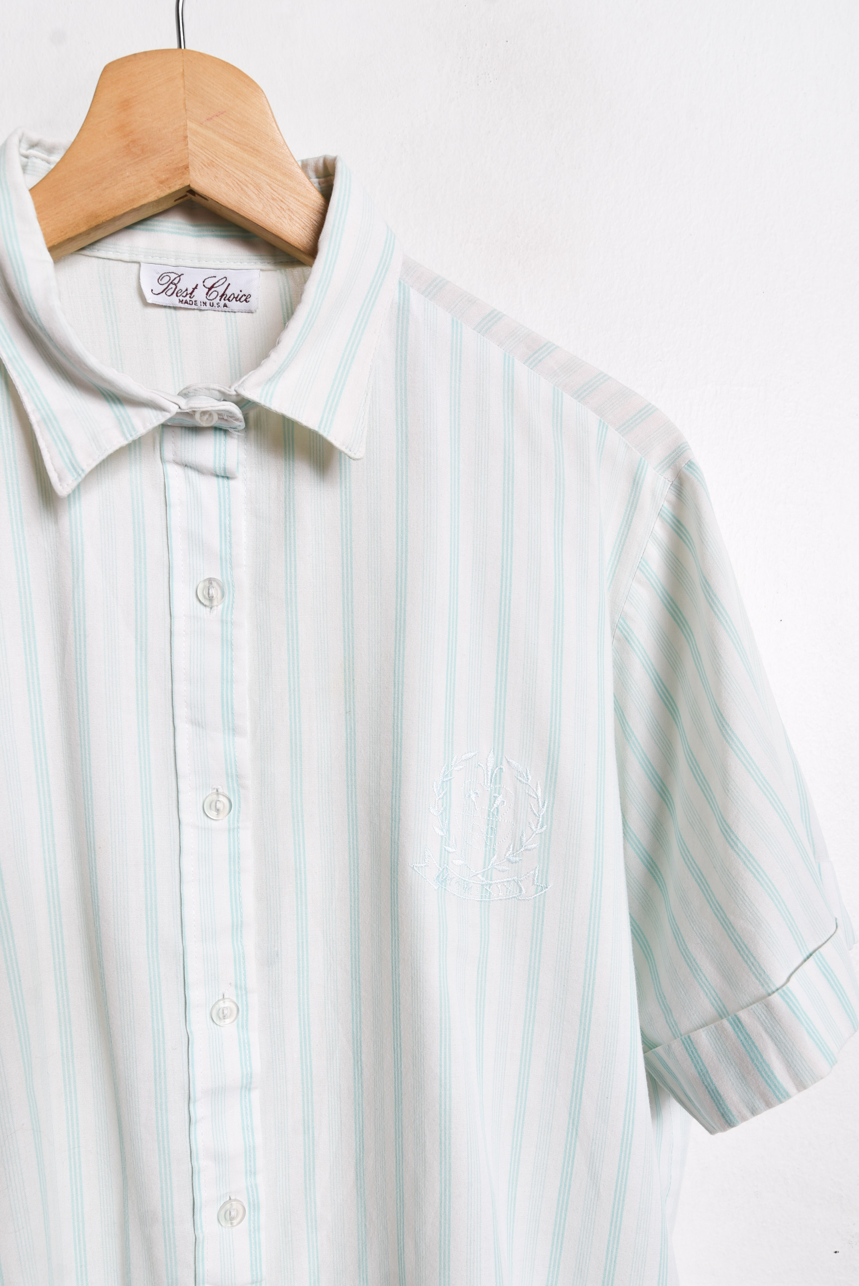 Camisa vintage pinstripe 90s