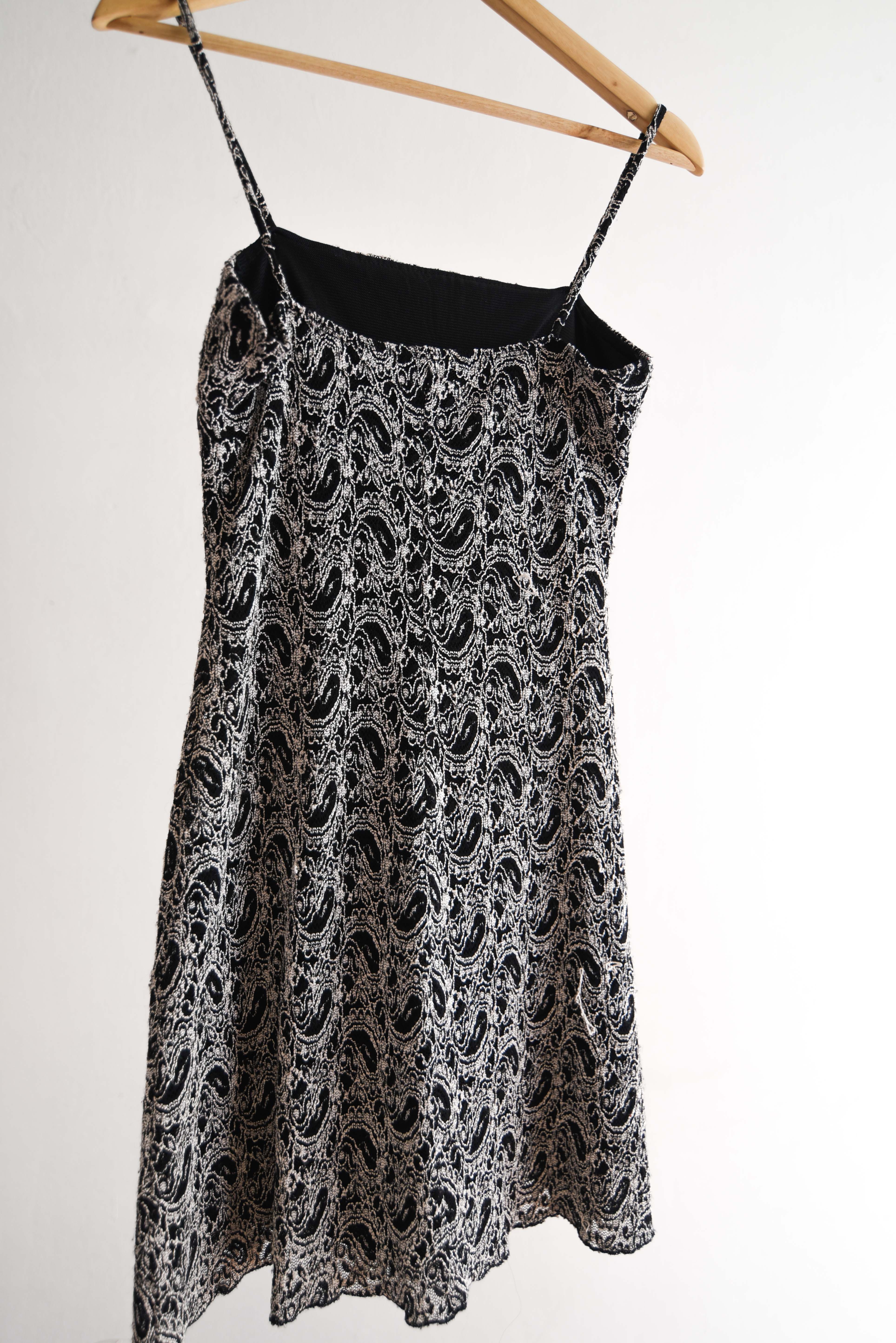 Vestido 90s texturado