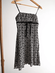 Vestido 90s texturado