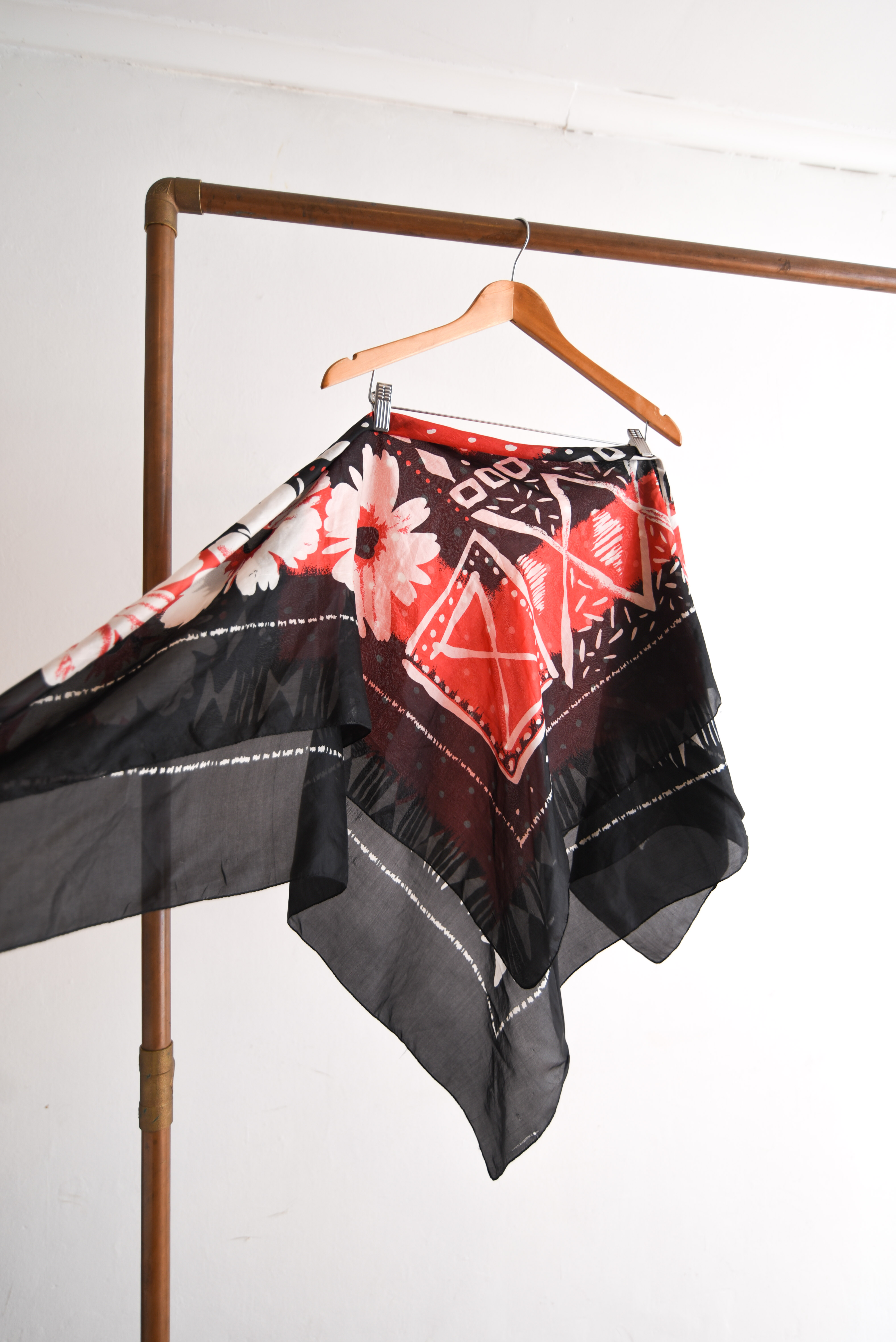 Maxi pañuelo vintage seda